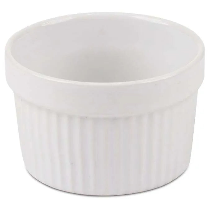 Revol Individual Porcelain Souffle Dish - Perfect for Baking, Serving & Entertaining - Elegant Ramekin for Desserts, Side Dishes & Appetizers