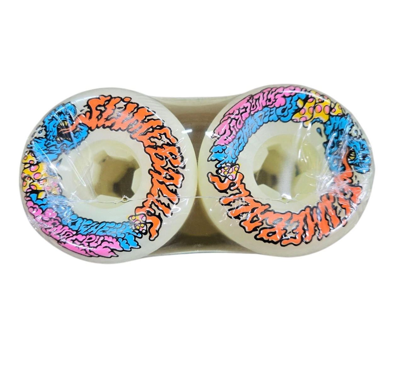 56mm 97a Slime Balls Vomit Mini Wheels - White - Perfect for Skateboards, Longboards & Scooters - High Performance for Street Skating & Tricks