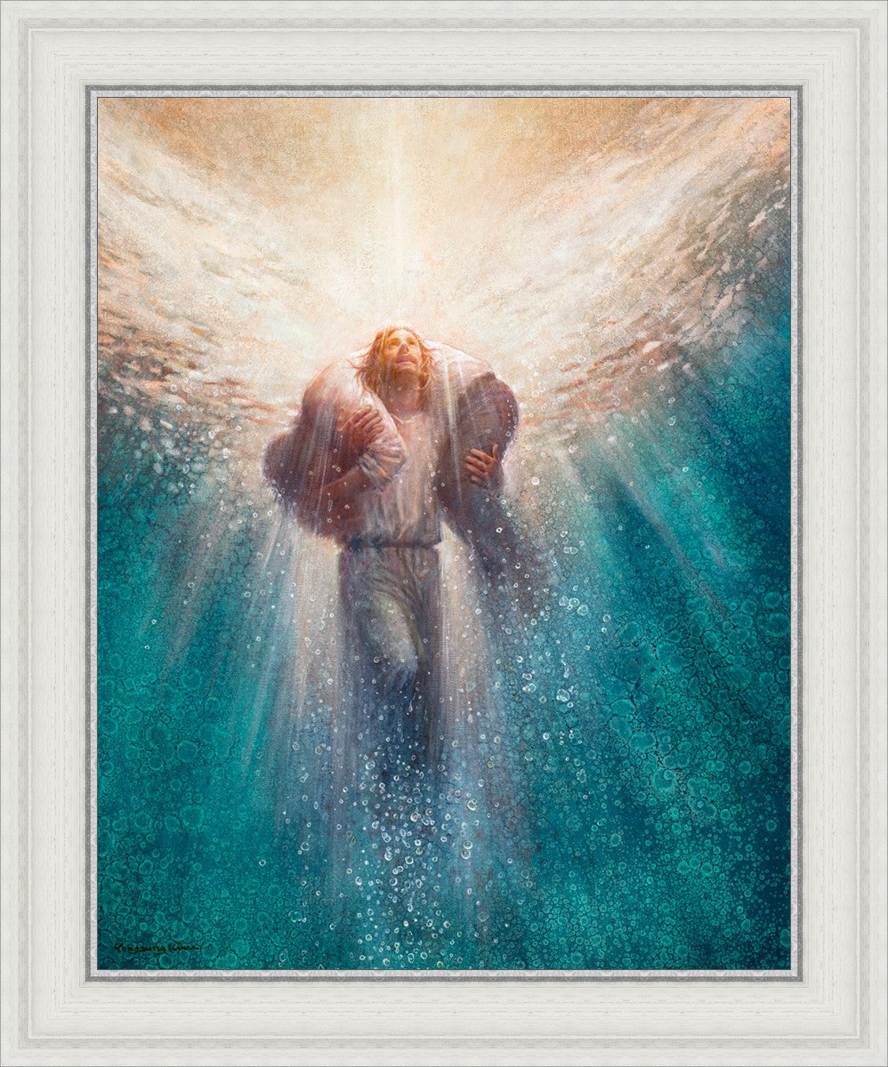 Deep Waters By Yongsung Kim - Premium Wall Art Canvas Print - Ocean Wave Painting for Home & Office Decor - Perfect for Living Room, Bedroom, and Office Spaces