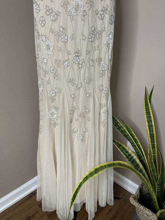 BHLDN Coleman Gown - Elegant Wedding Dress for Bride, A-Line Lace Bridal Gown with Long Sleeves | Perfect for Beach, Garden & Church Weddings