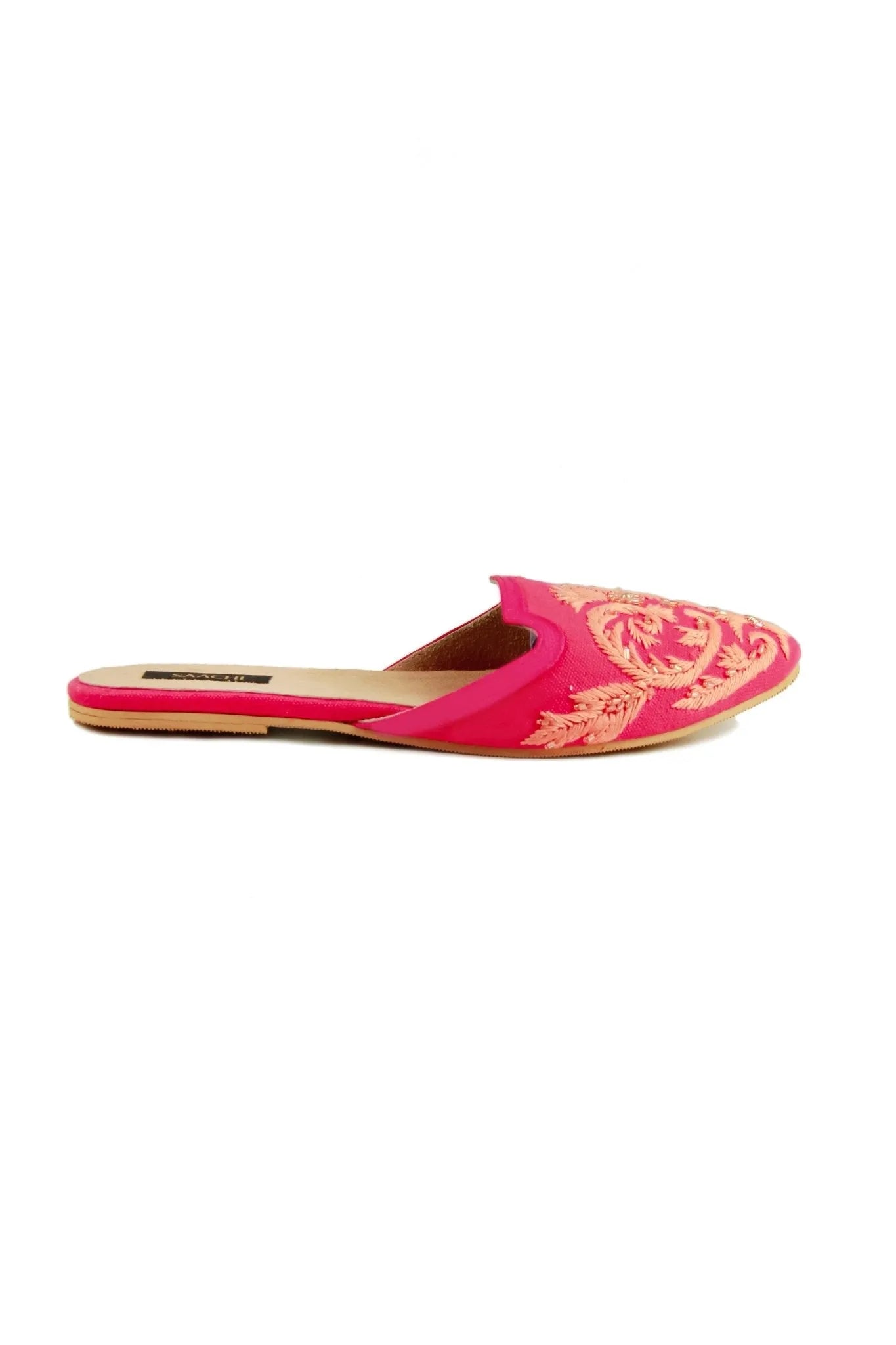 Comfortable Pool Embroidered Mule Slippers for Women - Soft House Shoes for Indoor & Outdoor Use - Perfect for Beach, Spa, and Lounging at Home