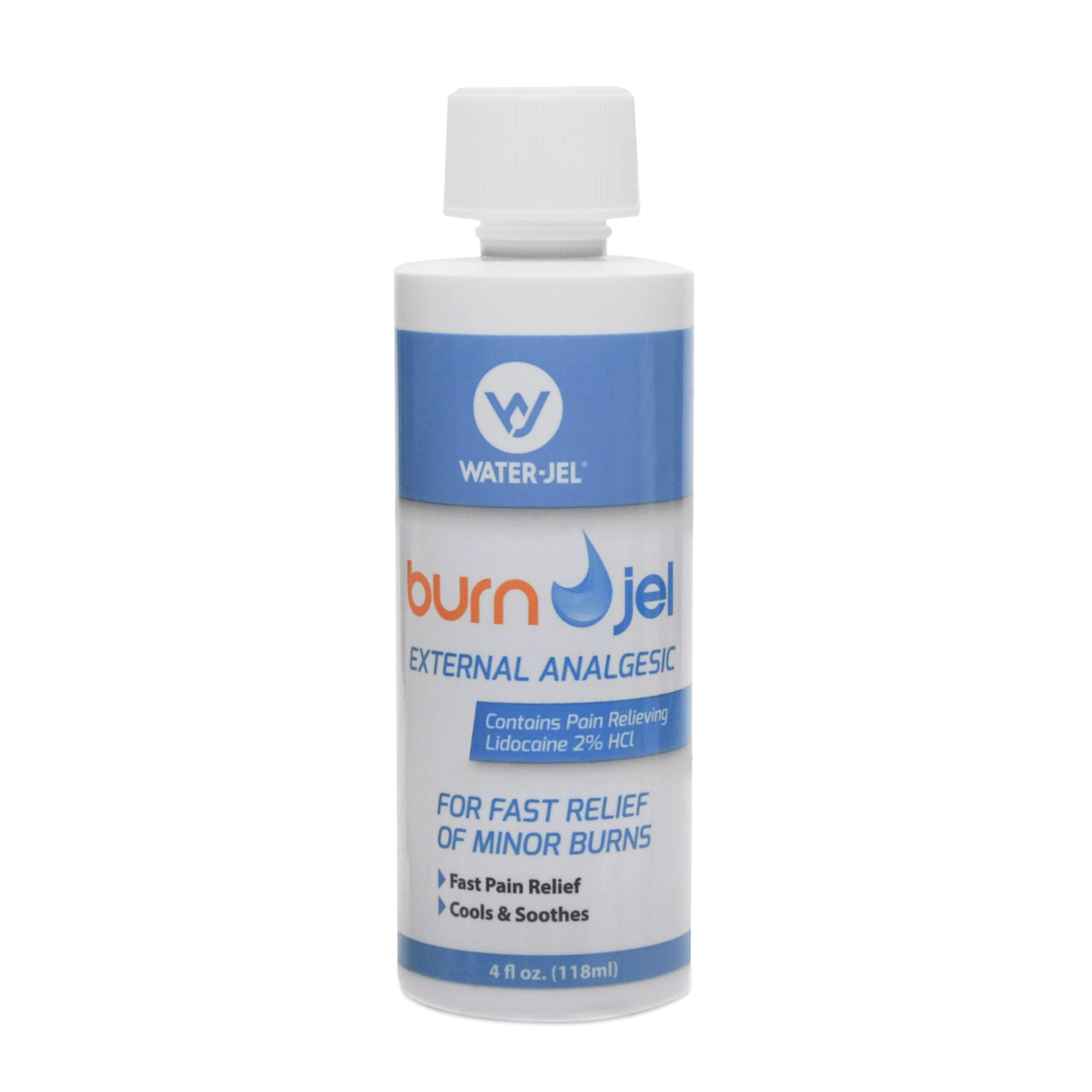 Medique 66624 Water Jel Burn Jel - 4 oz First Aid Burn Treatment Gel for Minor Burns, Sunburns & Skin Irritation - Soothing & Cooling Relief for Home, Camping & Emergency Kits