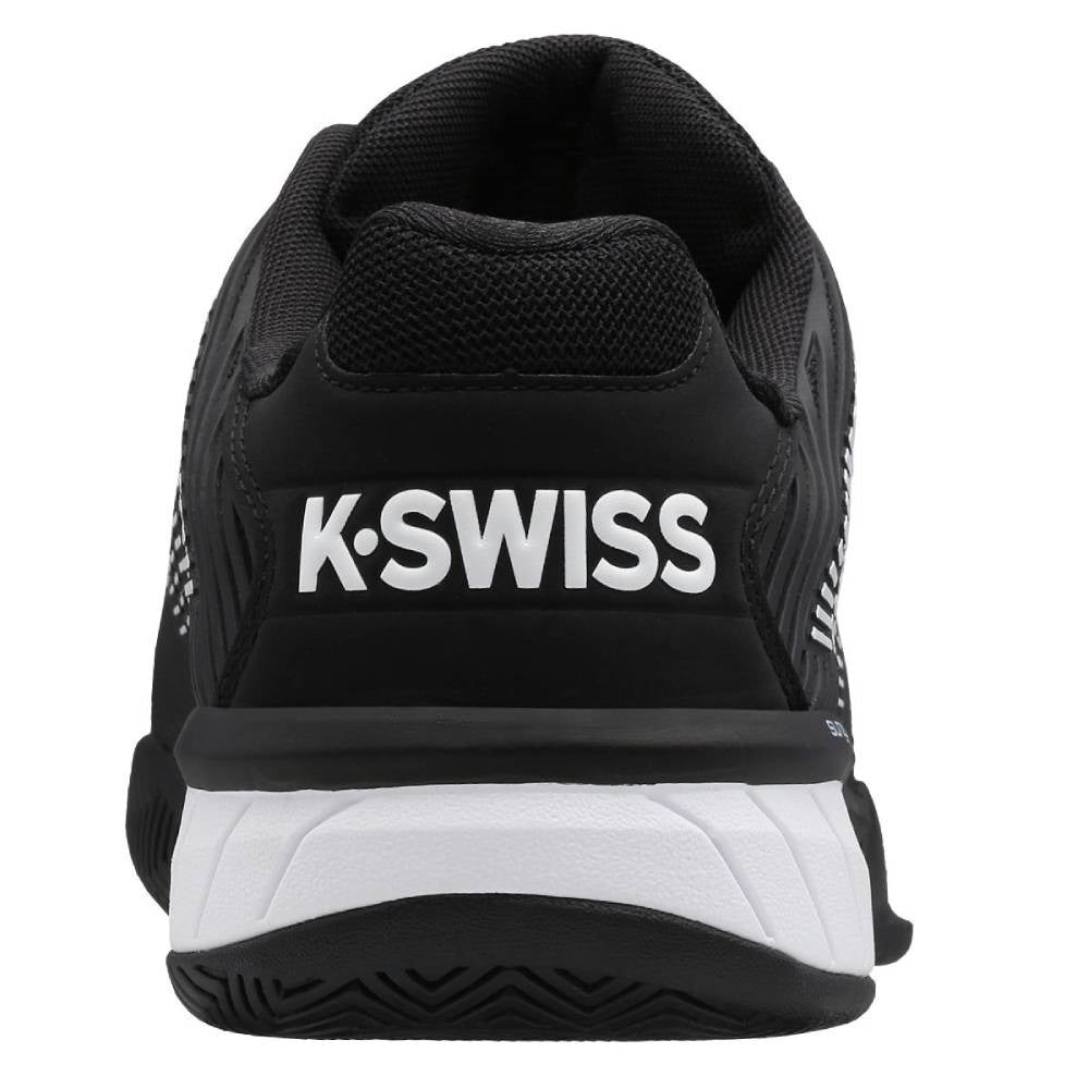 K Swiss Hypercourt Express 2 Men's Tennis Shoes - Black/White | Lightweight & Durable Court Shoes for Tennis, Pickleball & Casual Wear