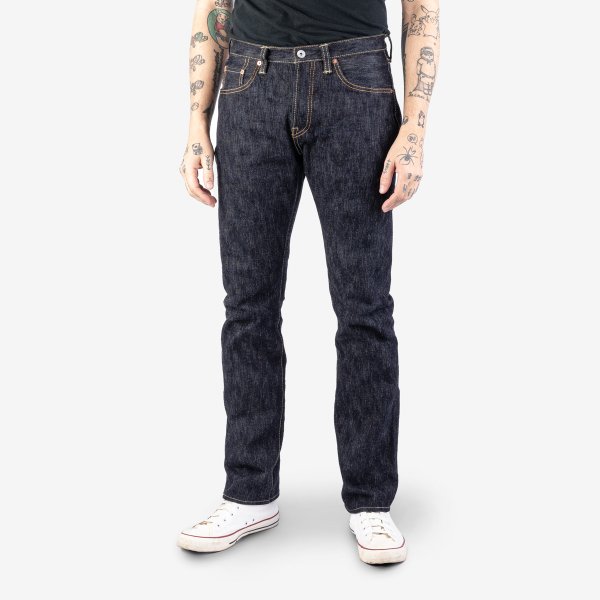 Iron Heart IH 555 SLB 16oz Selvedge Denim Super Slim Cut Jeans in Indigo - Premium Raw Denim for Men, Durable & Stylish for Everyday Wear and Urban Fashion