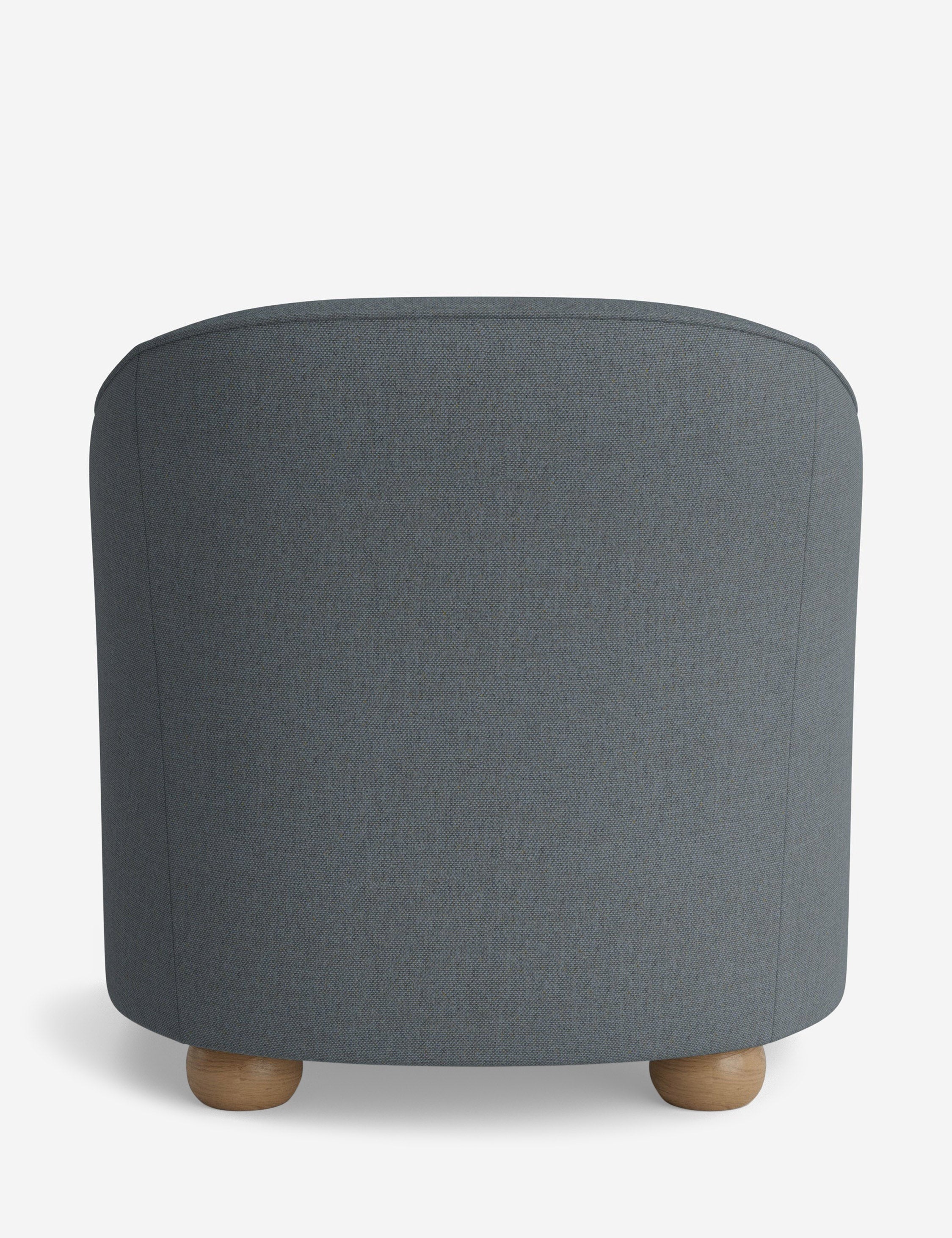 Faro Accent Chair by DISC Interiors - Modern Mid-Century Lounge Chair for Living Room, Bedroom & Office - Stylish Comfortable Seating with Wooden Legs