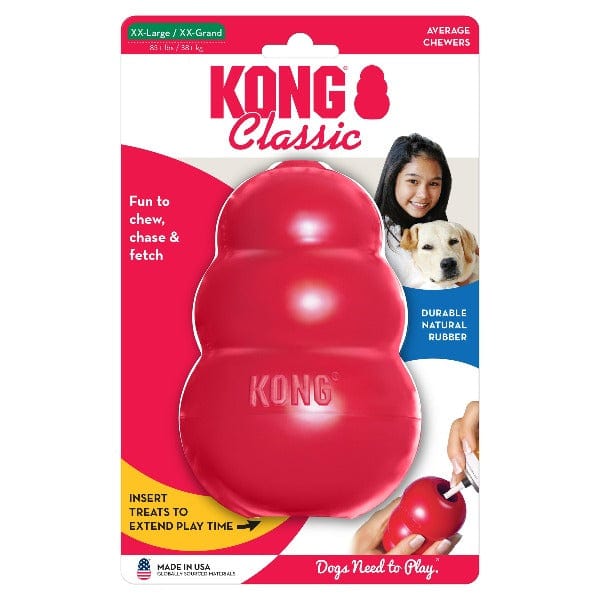 KONG Classic Dog Toy - Durable Chew Toy for Small & Large Dogs - Perfect for Training, Boredom Relief & Playtime