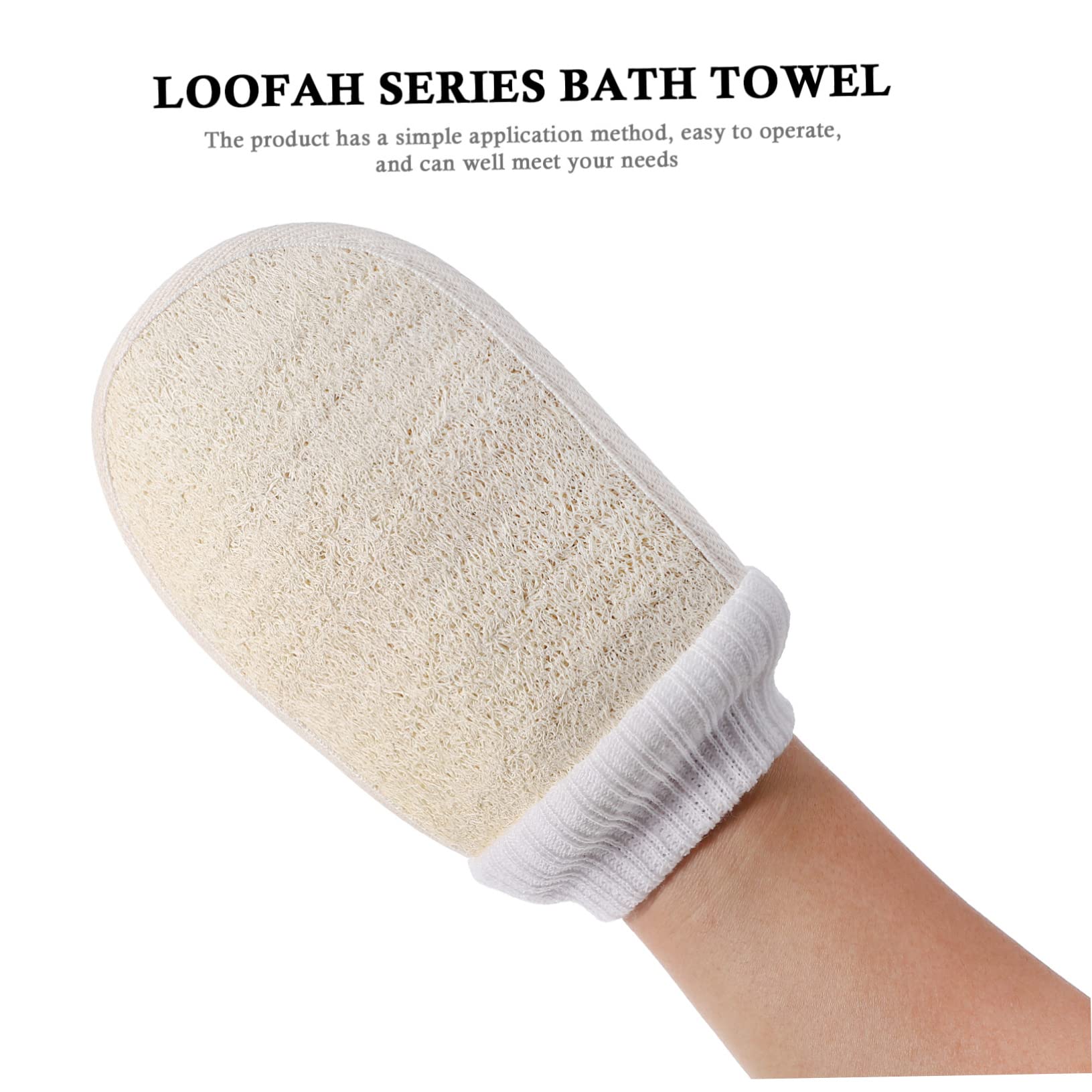 COLLBATH 2-Pack Korean Exfoliating Gloves - Body Scrub Mitts for Neck, Shoulder & Feet - Dead Skin Remover & Bath Exfoliator - Perfect for Spa, Shower & Dry Brushing Routine