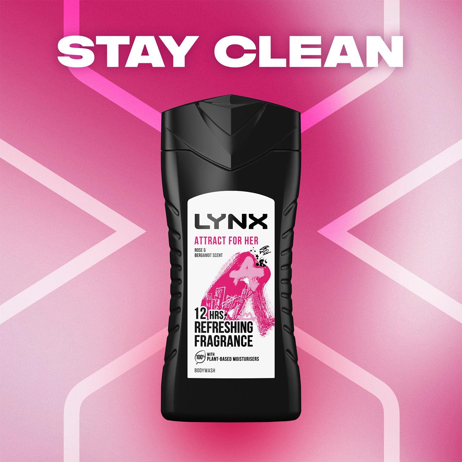 Lynx Attract for Her Duo Set - Women's Body Spray & Body Wash | Long-Lasting Fragrance & Moisturizing Formula | Daily Use, Gym, Work, Date Night | Fresh & Confident All Day