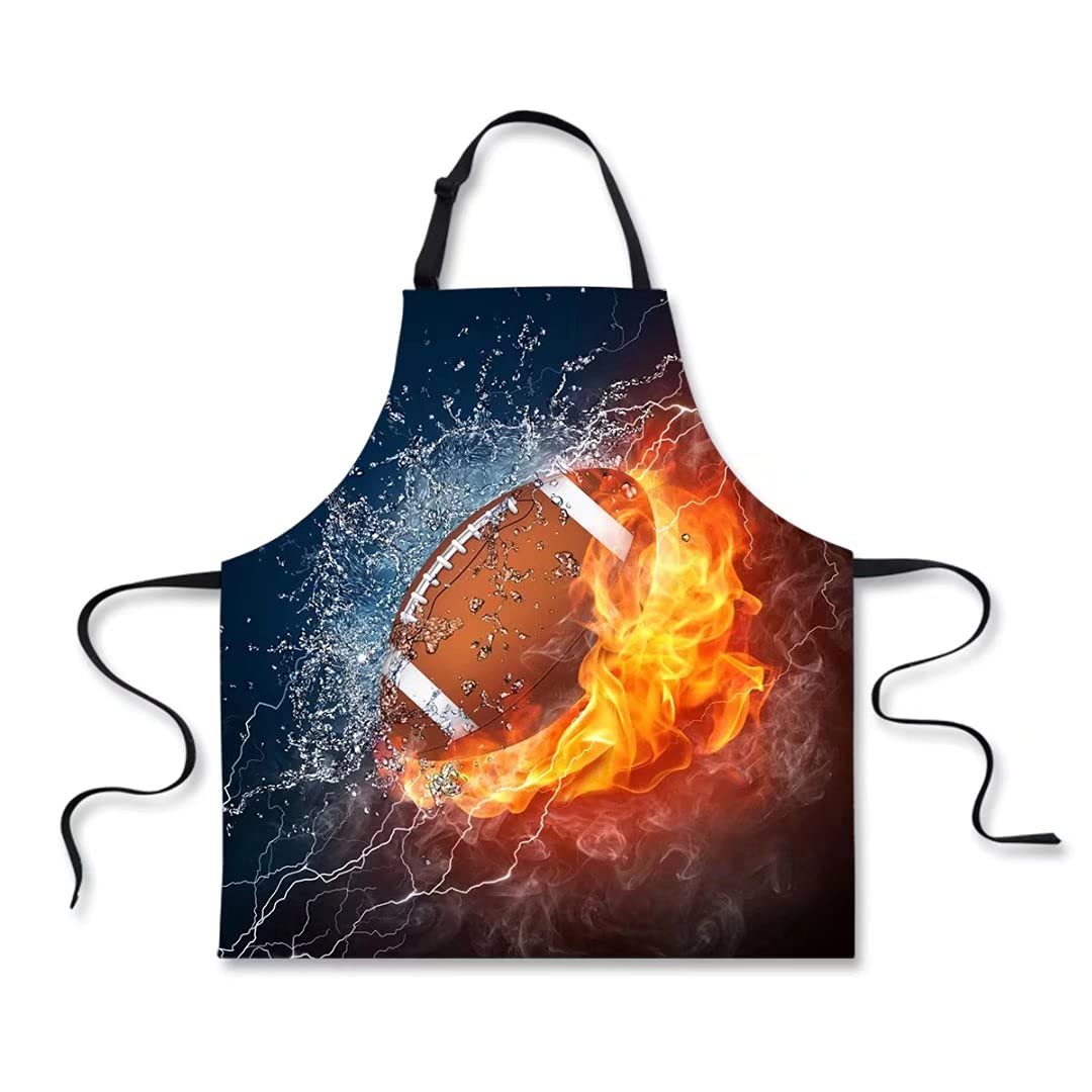 YoungerBaby Kids & Adults Kitchen Cooking Apron - Adjustable BBQ Grilling Apron for Cooking, Baking, Gardening - Perfect for Home, Restaurant, Outdoor Picnics