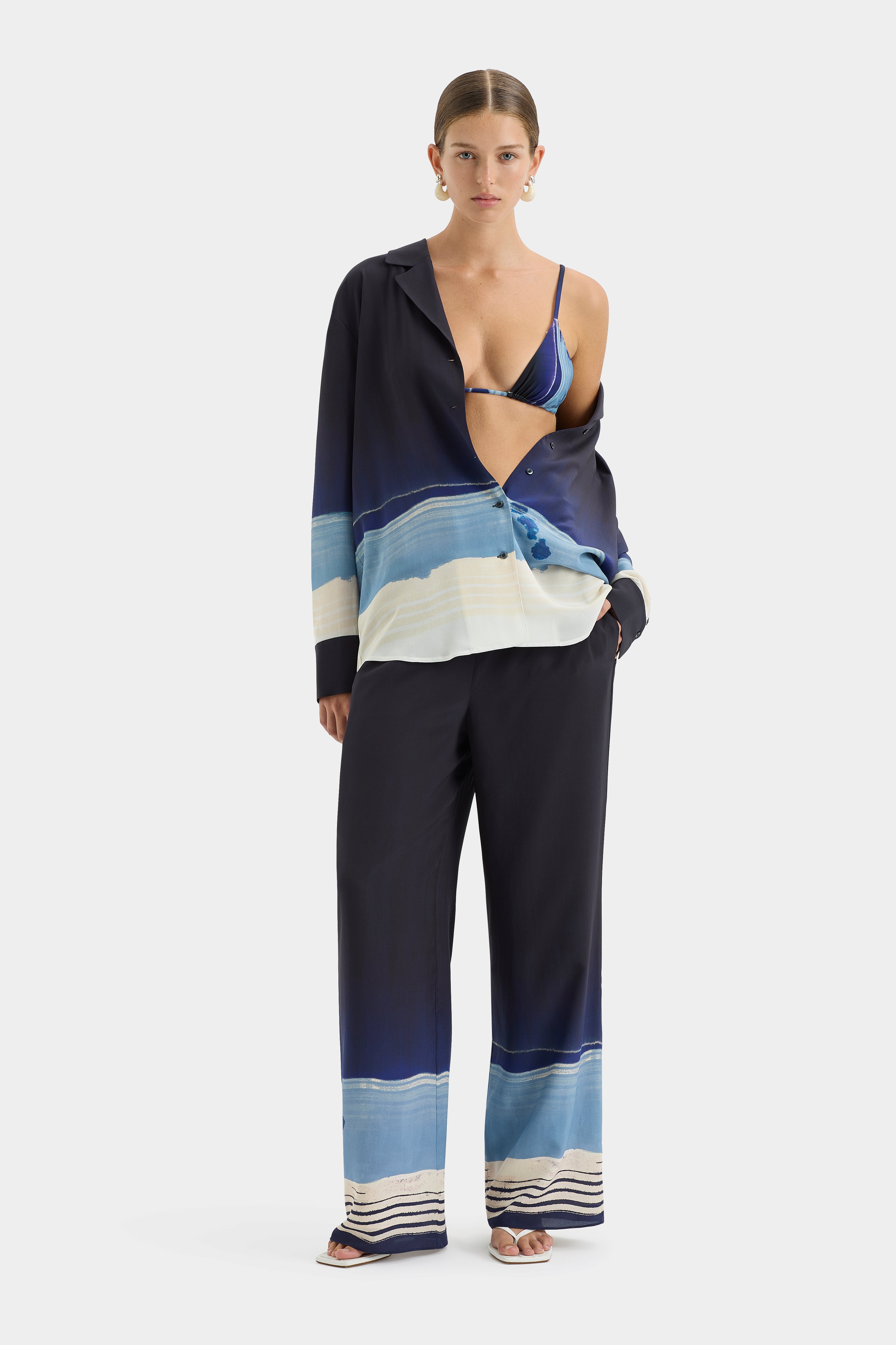 Mariner Pant Shoreline Stripe - Comfortable Nautical-Inspired Pants for Men & Women | Perfect for Beach Outings, Casual Wear & Outdoor Adventures