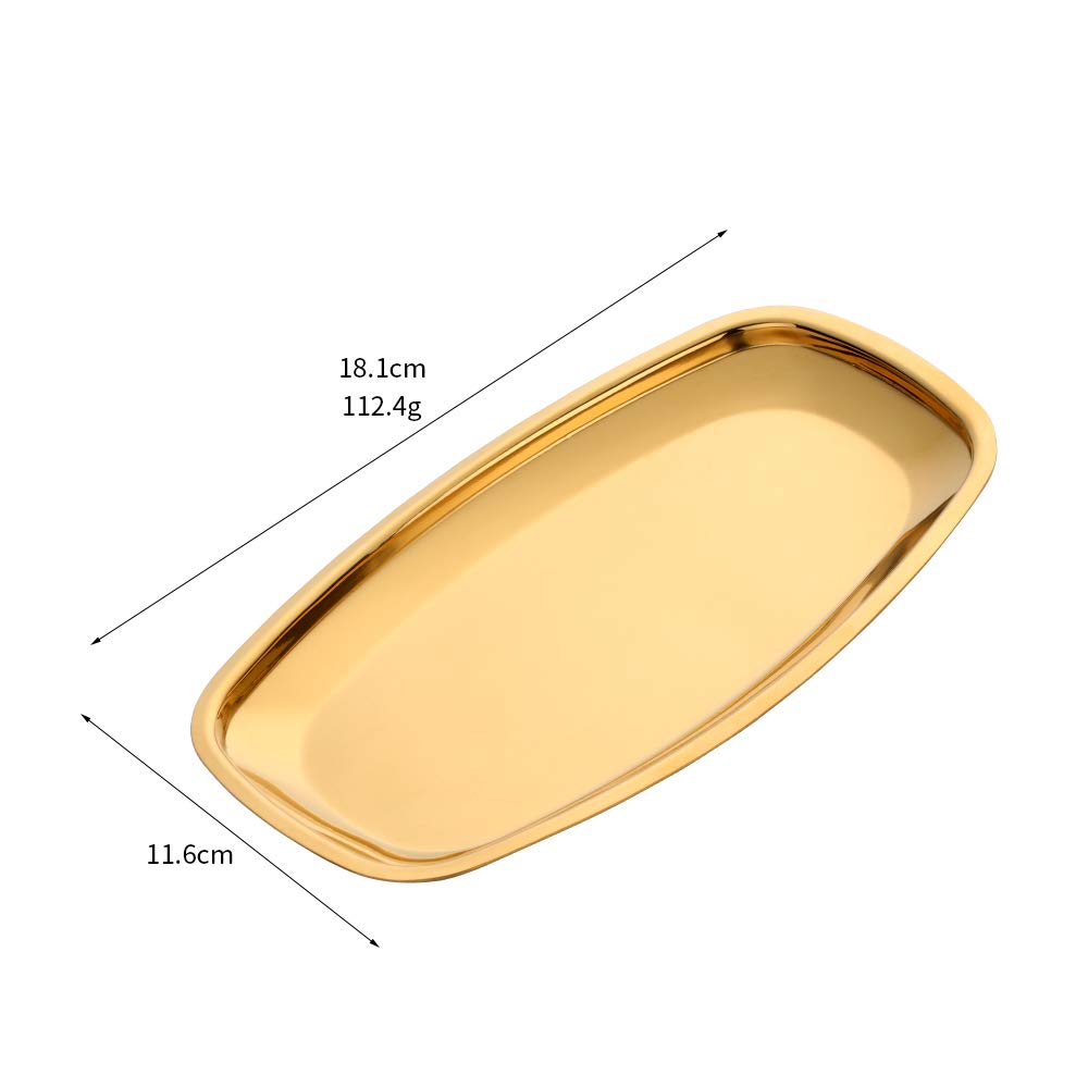 Stainless Steel Square Tray - 2PCS 7.12