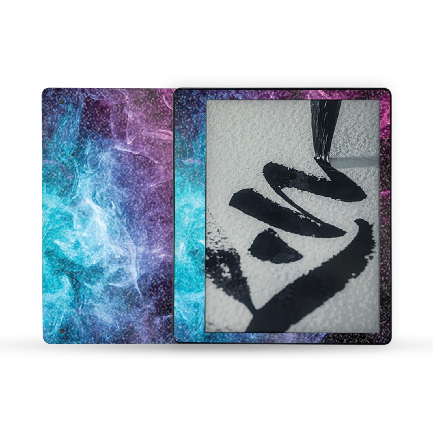 MightySkins Glossy Glitter Skin for Amazon Kindle Scribe (2022) | Full Wrap Protective Cover in Mystic Smoke | High-Gloss Glitter Finish | Easy to Apply | Made in USA | Perfect for Travel, Work & Study Protection