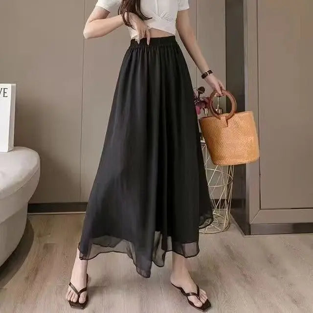 Stylish Black Women's Wide Leg Pants with Adjustable Waist Strap - 10 Trendy Designs | Korean Harajuku Fashion 2023 | Perfect for Casual Wear, Office Outfits & Street Style