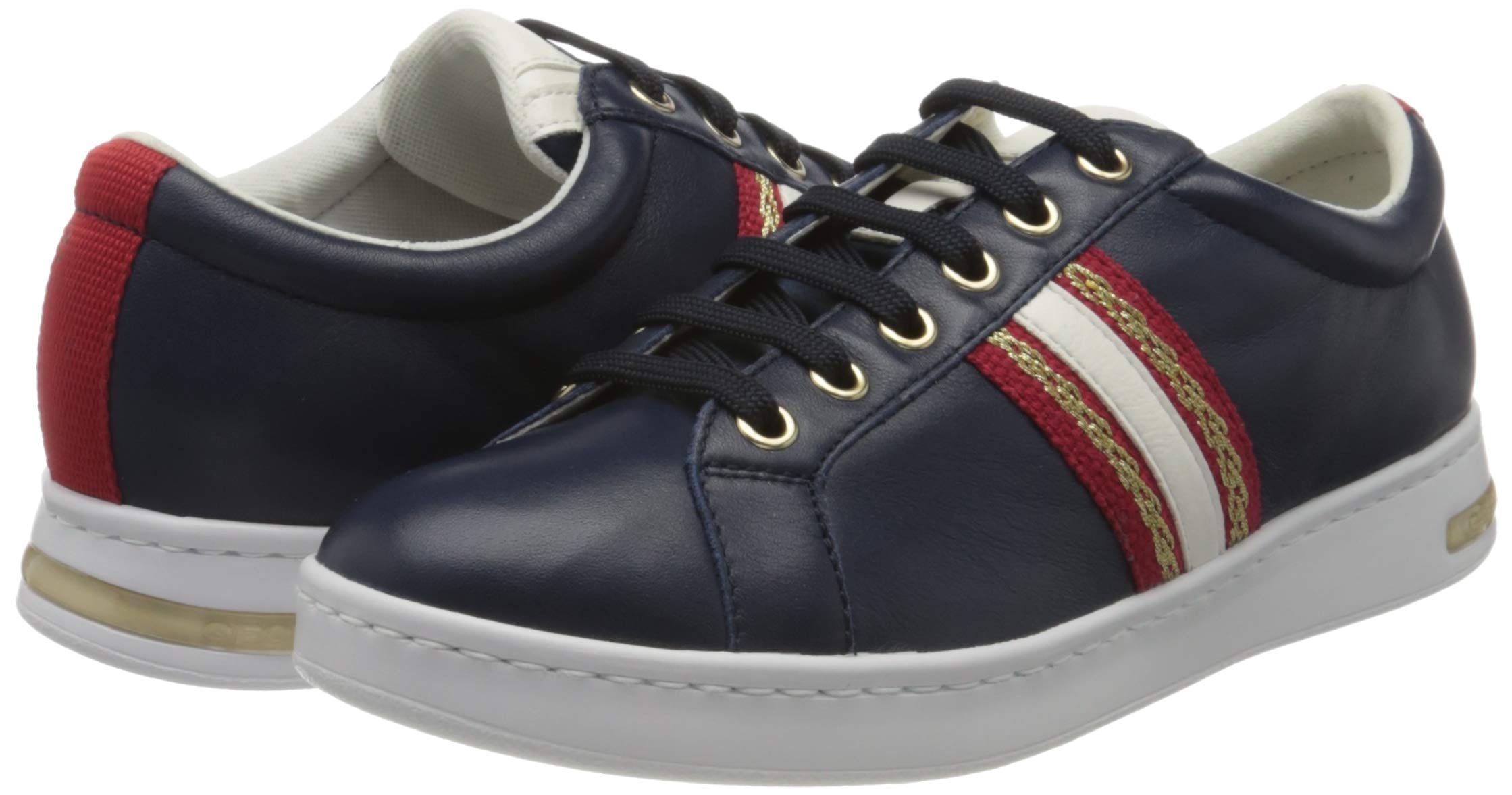 Geox Women's D Jaysen A Low Top Sneakers - Breathable Casual Shoes for Walking, Work & Everyday Wear | Comfortable & Stylish Women's Sneakers for Office, Travel & Outdoor Activities
