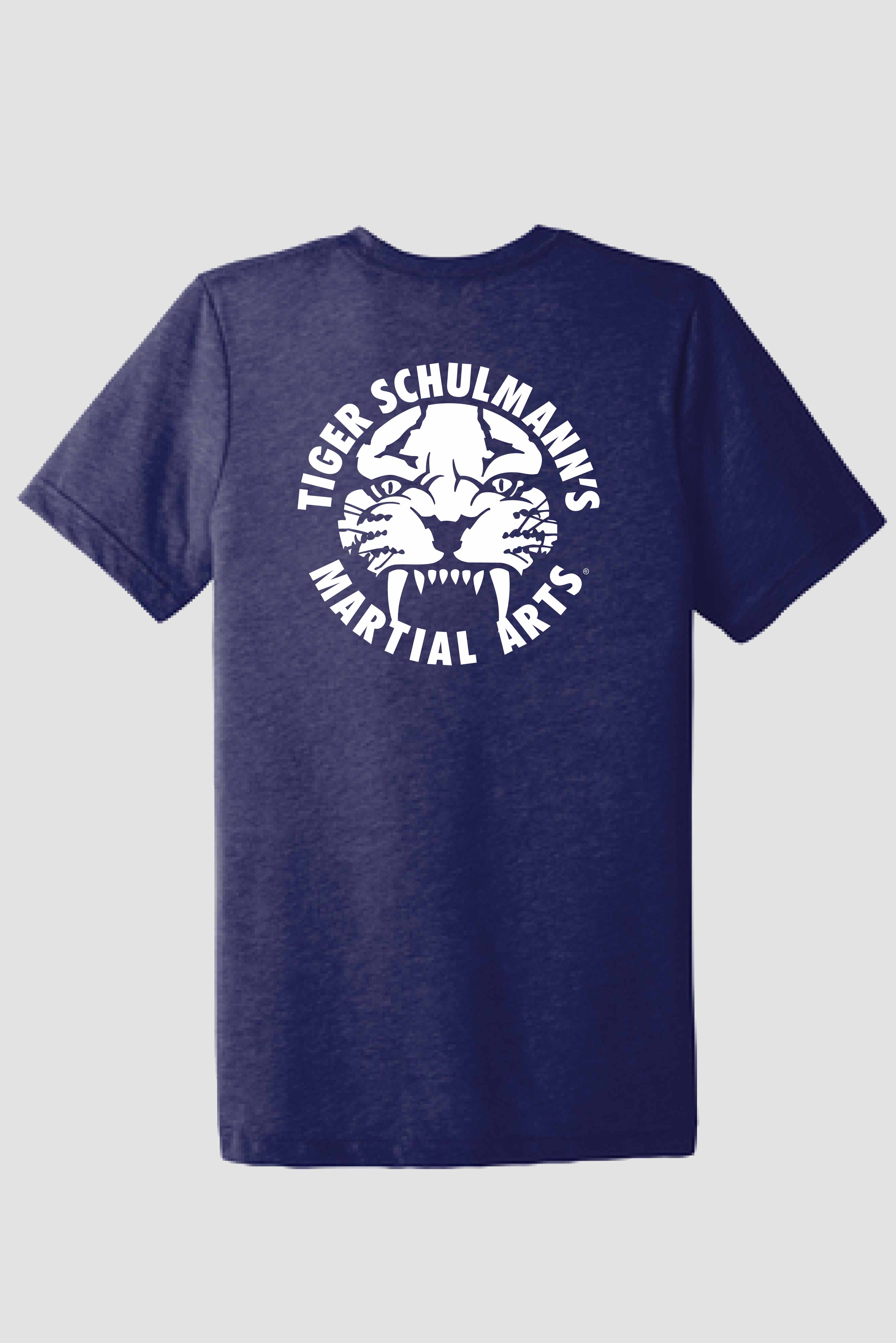 Muay Thai Training T-Shirt - Navy Blue - Comfortable & Breathable for MMA, Kickboxing & Martial Arts Workouts