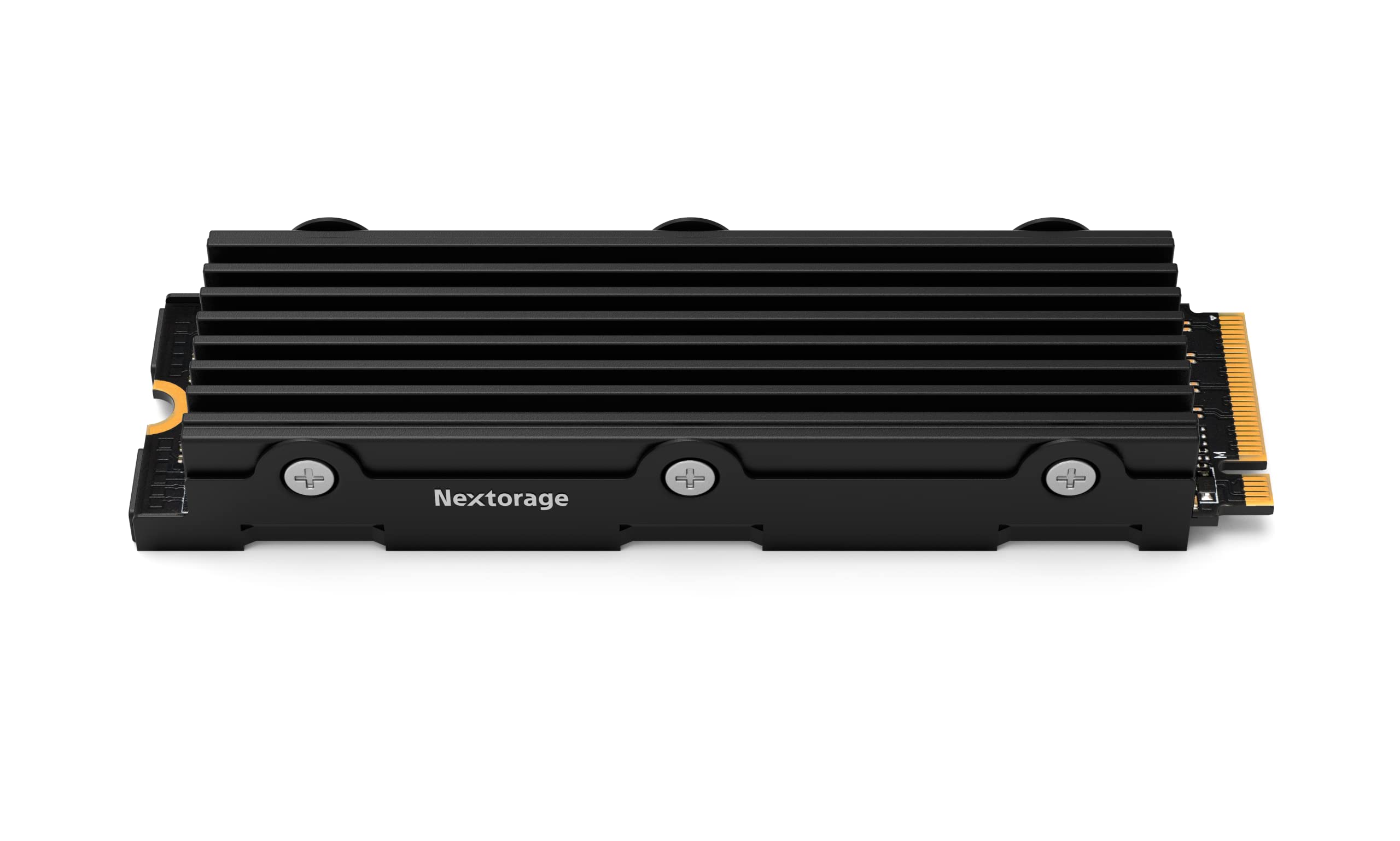 Nextorage Japan NEM-PAB 1TB Internal SSD - M.2 2280 PCIe Gen4 NVMe with Heatsink - 7400MB/s Read & 6100MB/s Write - Compatible with PS5/PS5 Slim/PS5 Pro - High-Speed Gaming & PC Storage Upgrade (NEM-PAB1TB)