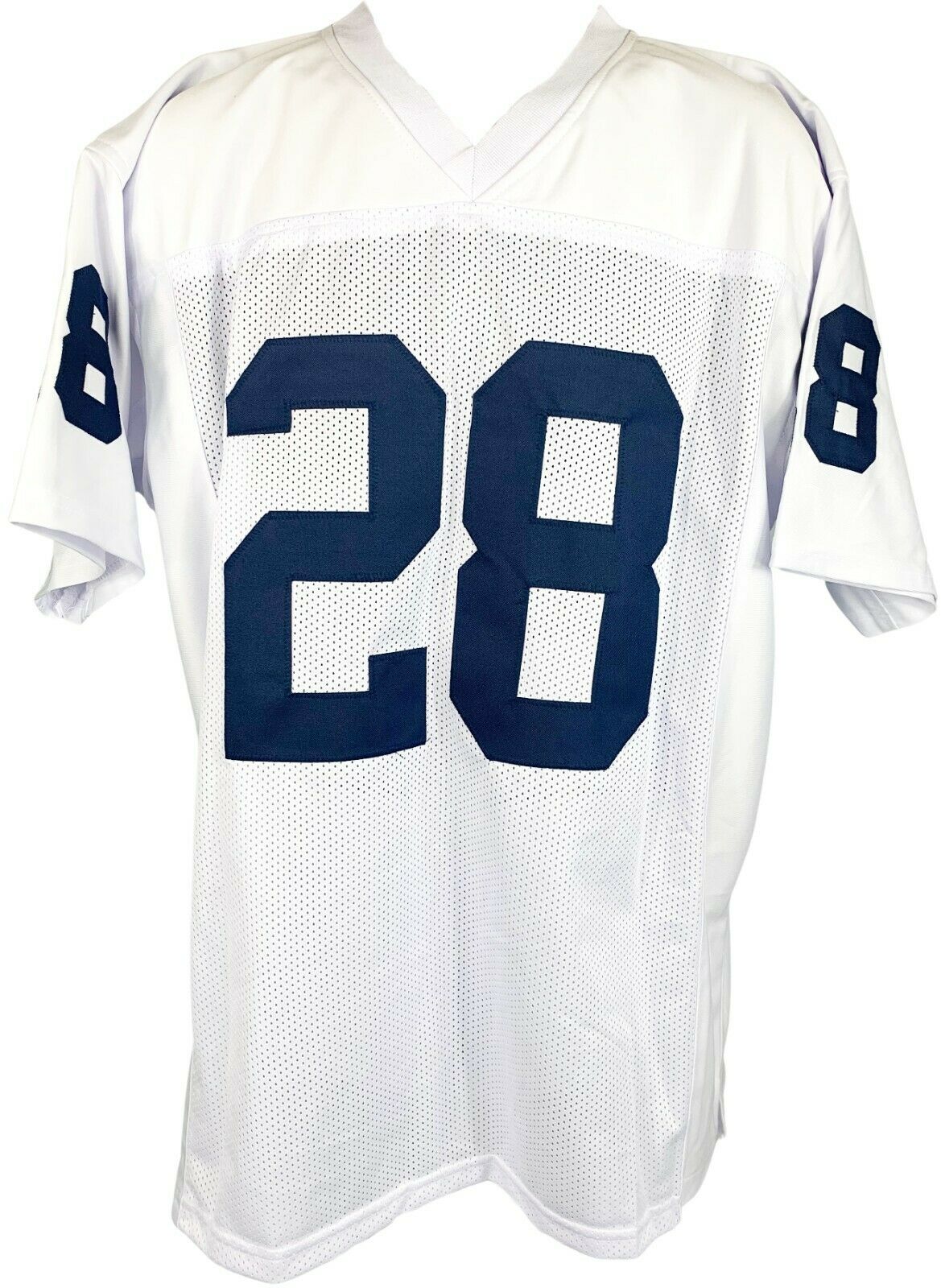 Rocky Bleier Autographed Notre Dame Fighting Irish White Football Jersey - Authentic Signed Memorabilia for Collectors & Fans - Perfect for Sports Memorabilia Displays, Man Cave Decor, and Gift Giving