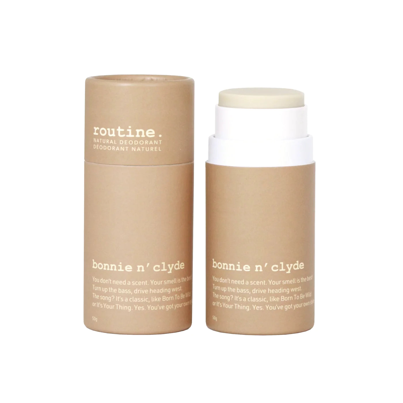 Bonnie n' Clyde Natural Deodorant Stick for Men & Women - Long Lasting Odor Protection - Aluminum Free & Cruelty Free - Perfect for Gym, Work & Travel