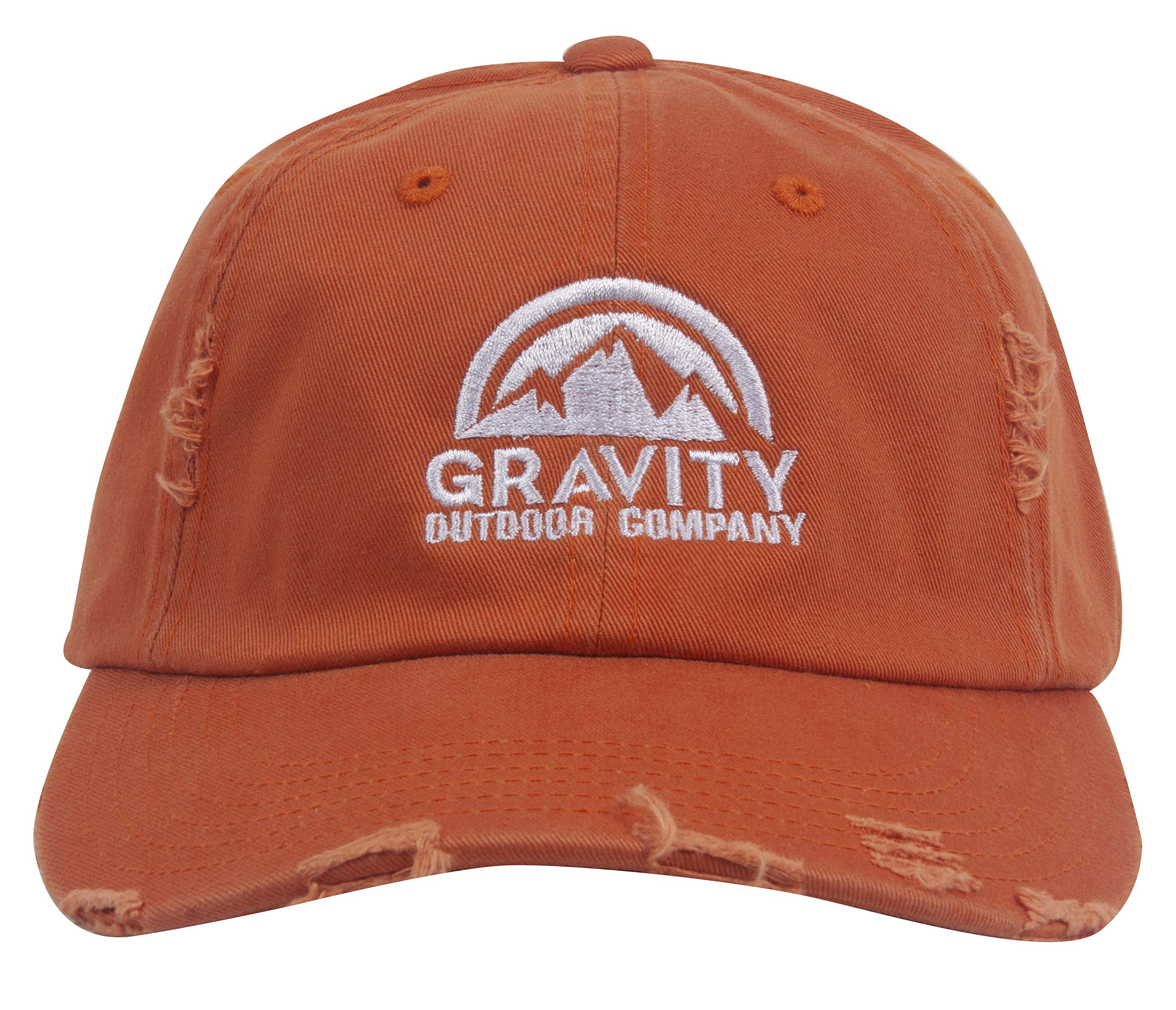 Gravity Outdoor Co. Distressed Adjustable Baseball Cap - Perfect for Hiking, Camping, and Outdoor Adventures