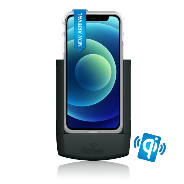 iPhone 12 Mini Wireless Charging Car Phone Holder with Shockproof Case - Perfect for Commuting, Road Trips & Hands-Free Driving