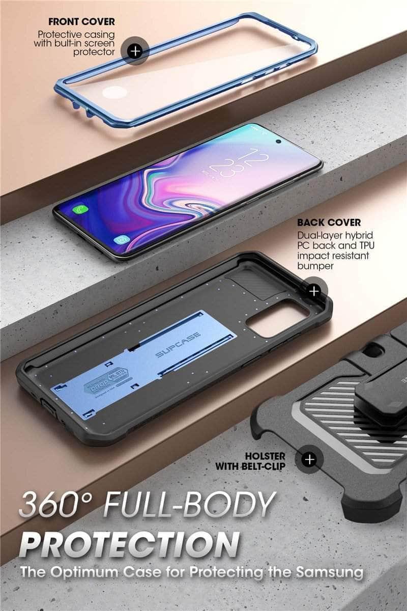 Samsung Galaxy S20 FE Lite SUPCASE Full-Body Protective Case with Built-in Screen Protector - Shockproof & Durable Cover for Everyday Use, Work, and Outdoor Activities