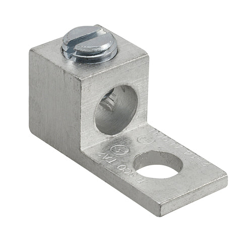 1/0 AWG Aluminum Mechanical Lugs - Heavy Duty Electrical Connectors for Industrial Wiring & Solar Panel Installations