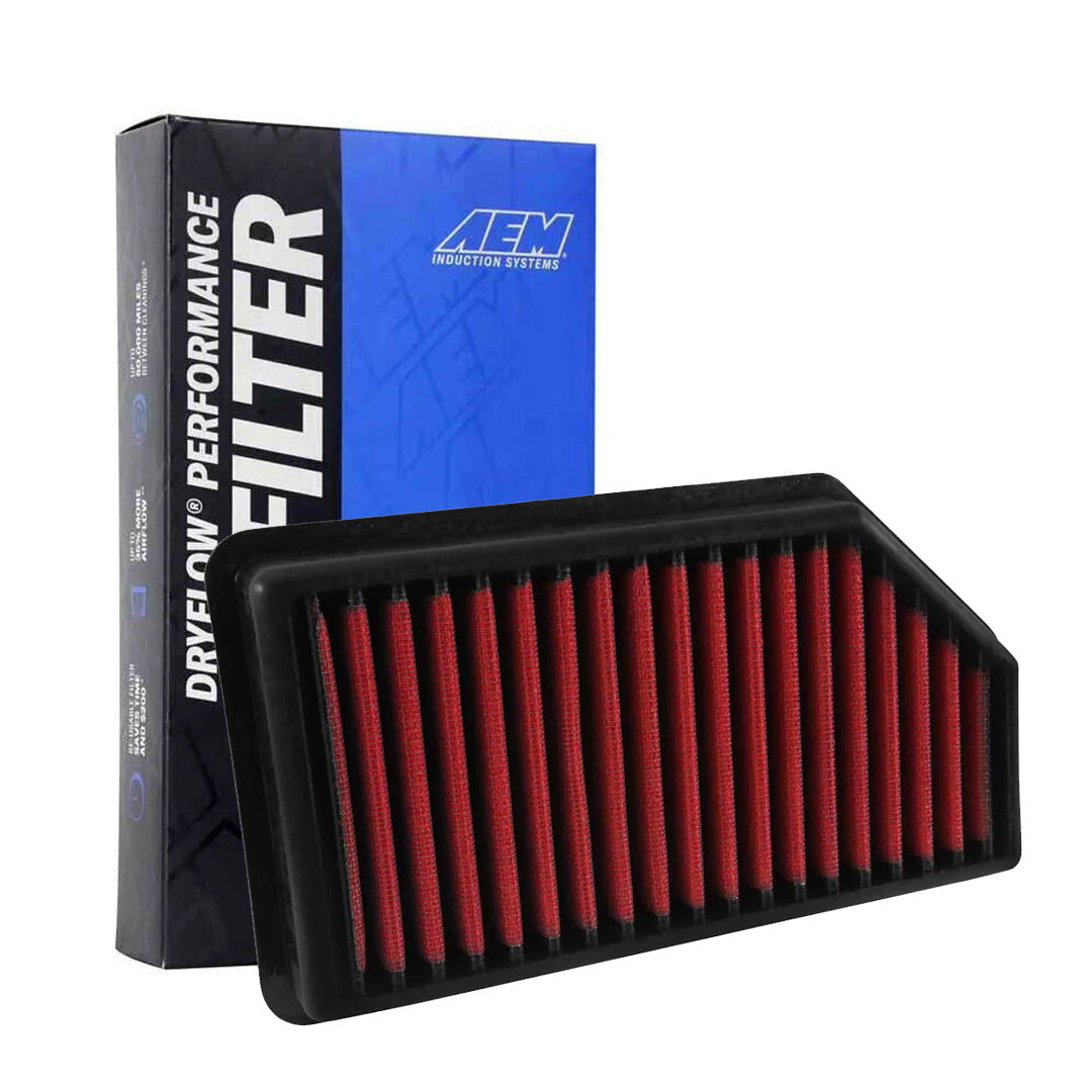 AEM 28-20472 Dryflow Washable Air Filter - High-Performance Reusable Air Filter for Cars, Trucks & SUVs - Perfect for Off-Roading, Racing & Daily Driving