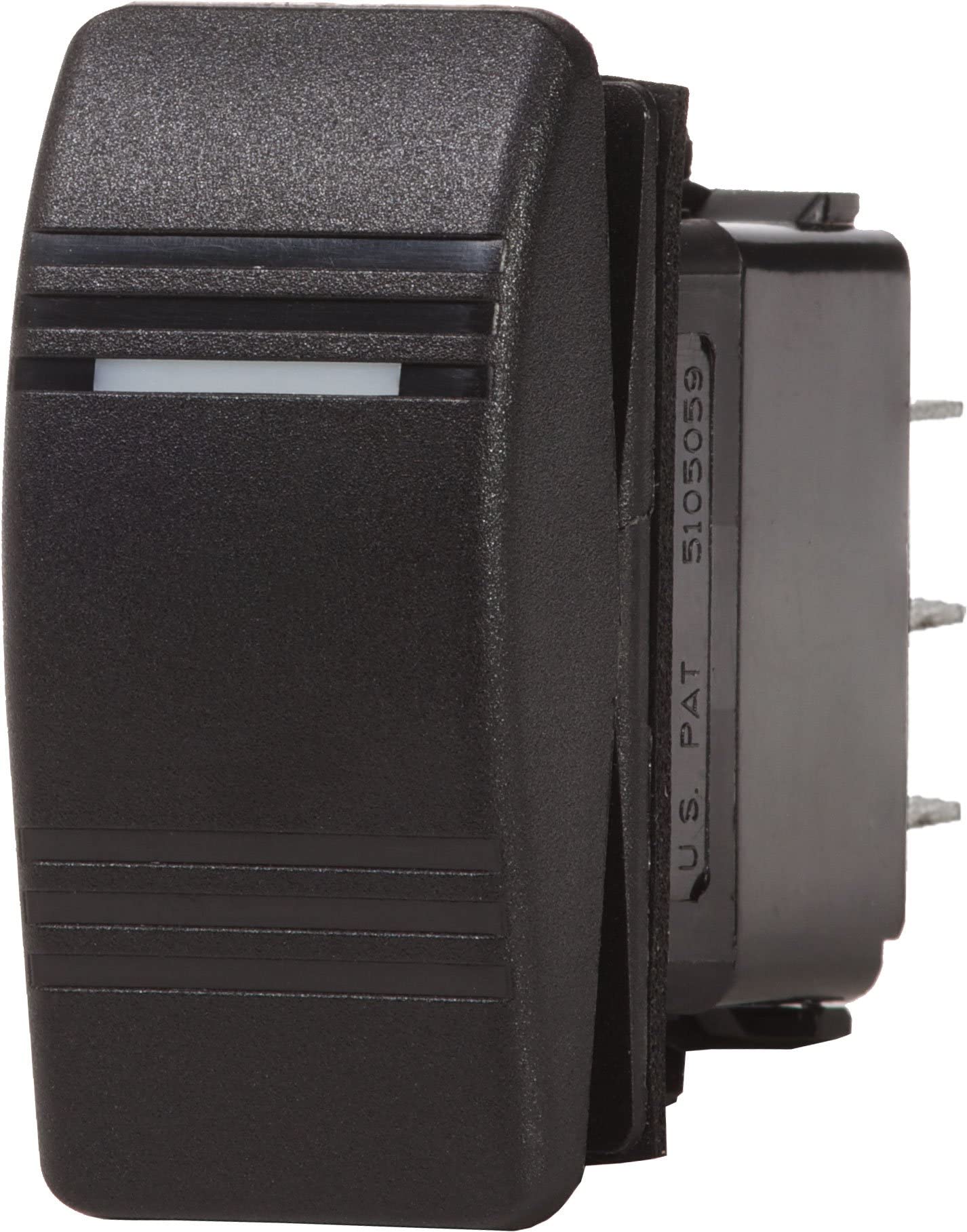 Blue Sea 8284 Waterproof Rocker Switch - Black ON/Off Marine Grade Electrical Switch for Boats, RVs & Outdoor Equipment