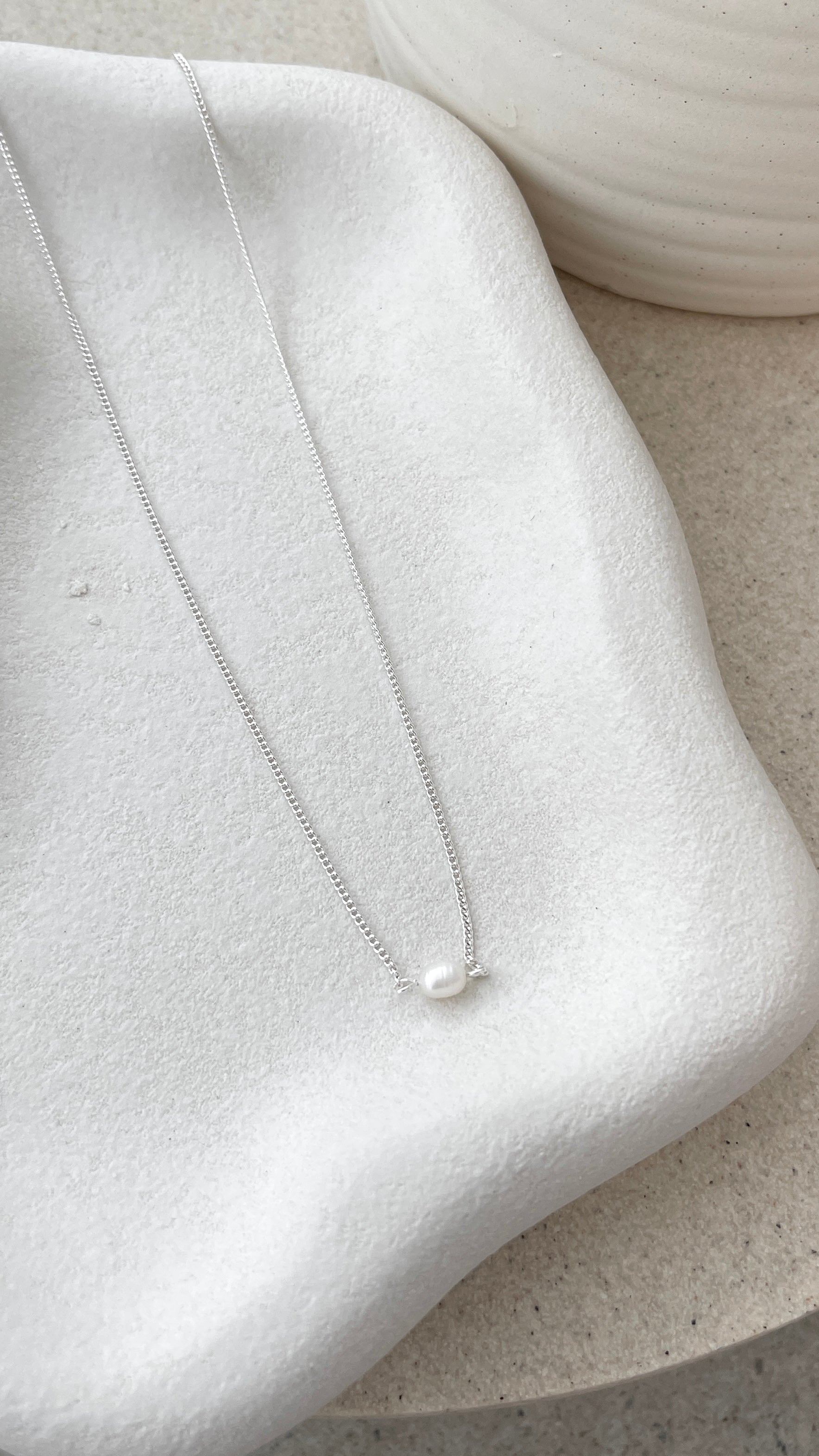 Elegant Kimmy Silver Pearl Necklace for Women - Perfect for Weddings, Parties & Special Occasions