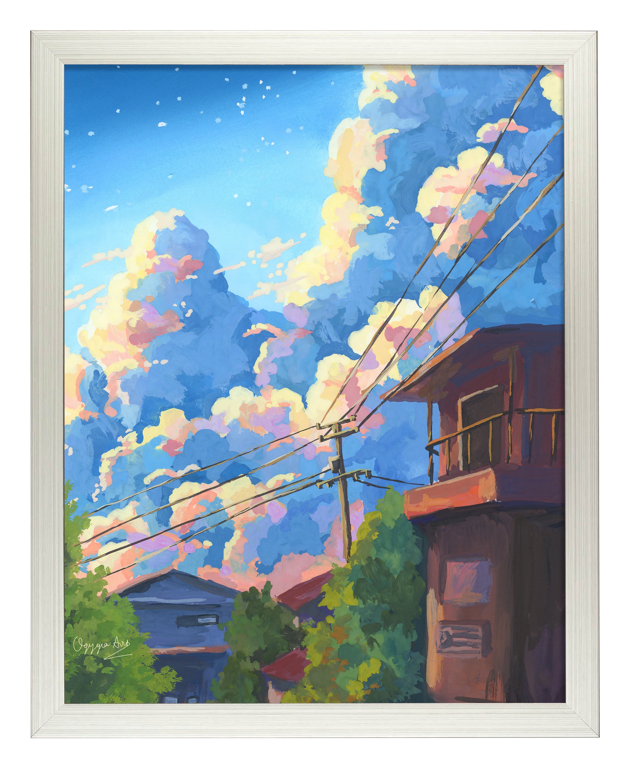 Dreamy Sky Art Prints - Beautiful Wall Decor for Living Room, Bedroom & Office - High Quality Canvas & Poster Artwork