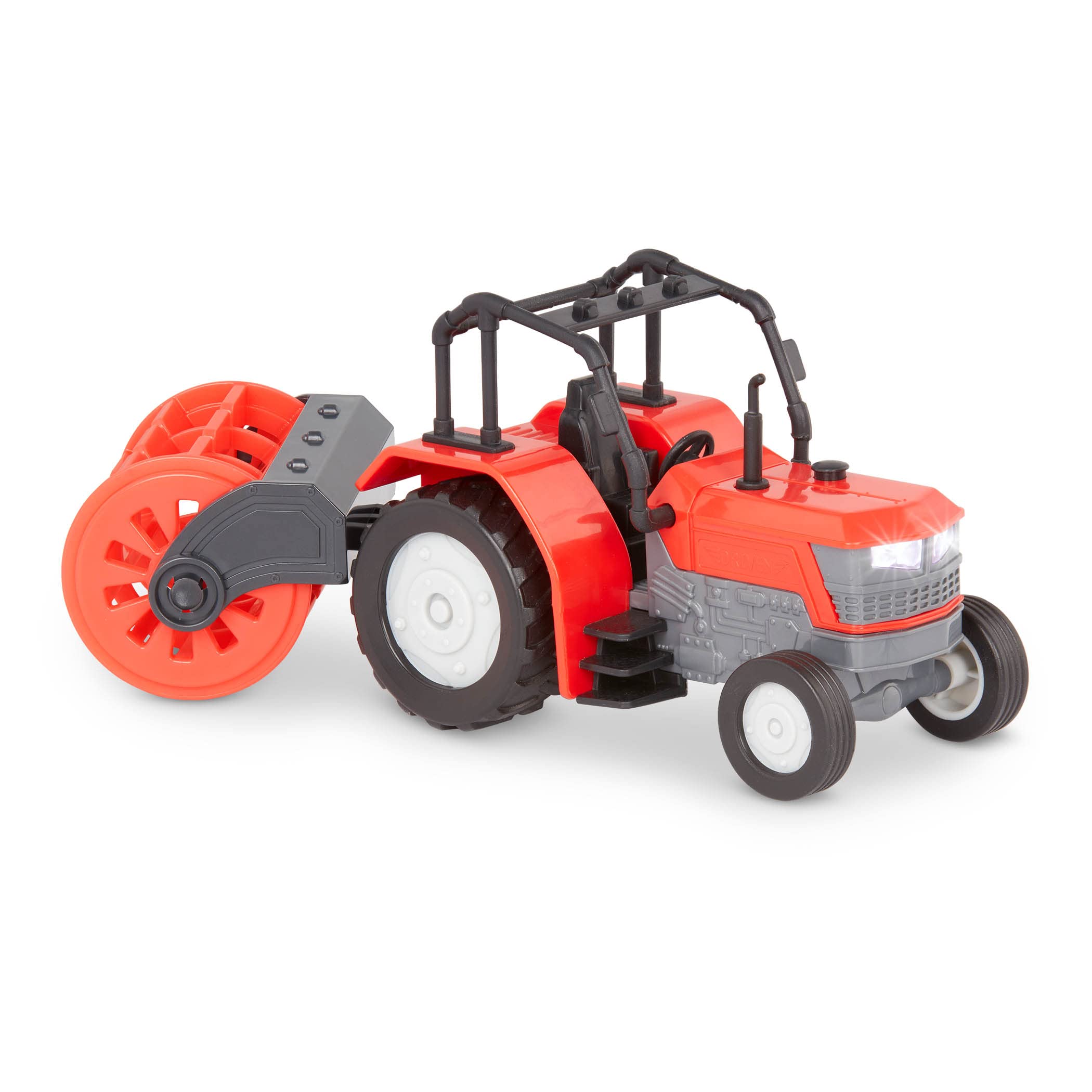Realistic Farm Tractor Toy with Detachable Rotary Hoe & Engine Sounds - Light-Up Headlights & Interactive Features - Educational Vehicle Toys for 3+ Year Old Kids - Batteries Included - Perfect for Pretend Play, Farm-Themed Learning & Outdoor Adventures