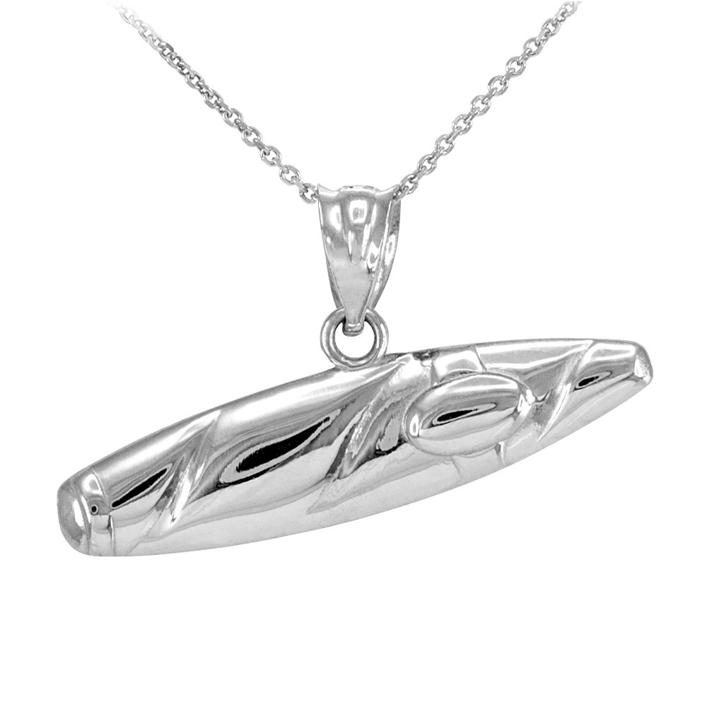 925 Sterling Silver Cigar Charm Pendant Necklace for Men - Elegant Tobacco Jewelry Gift for Smokers, Cigar Lovers & Collectors (Perfect for Parties, Gifts & Special Occasions)