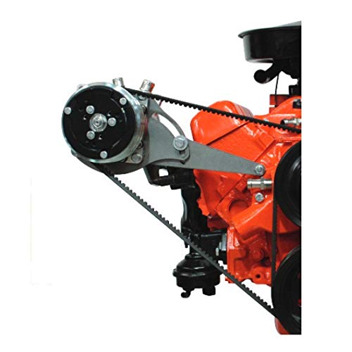 Vintage Air 15127-SCA AC Compressor Bracket Kit for Small Block Chevy Engines - Perfect for Classic Car Restoration & Performance Upgrades