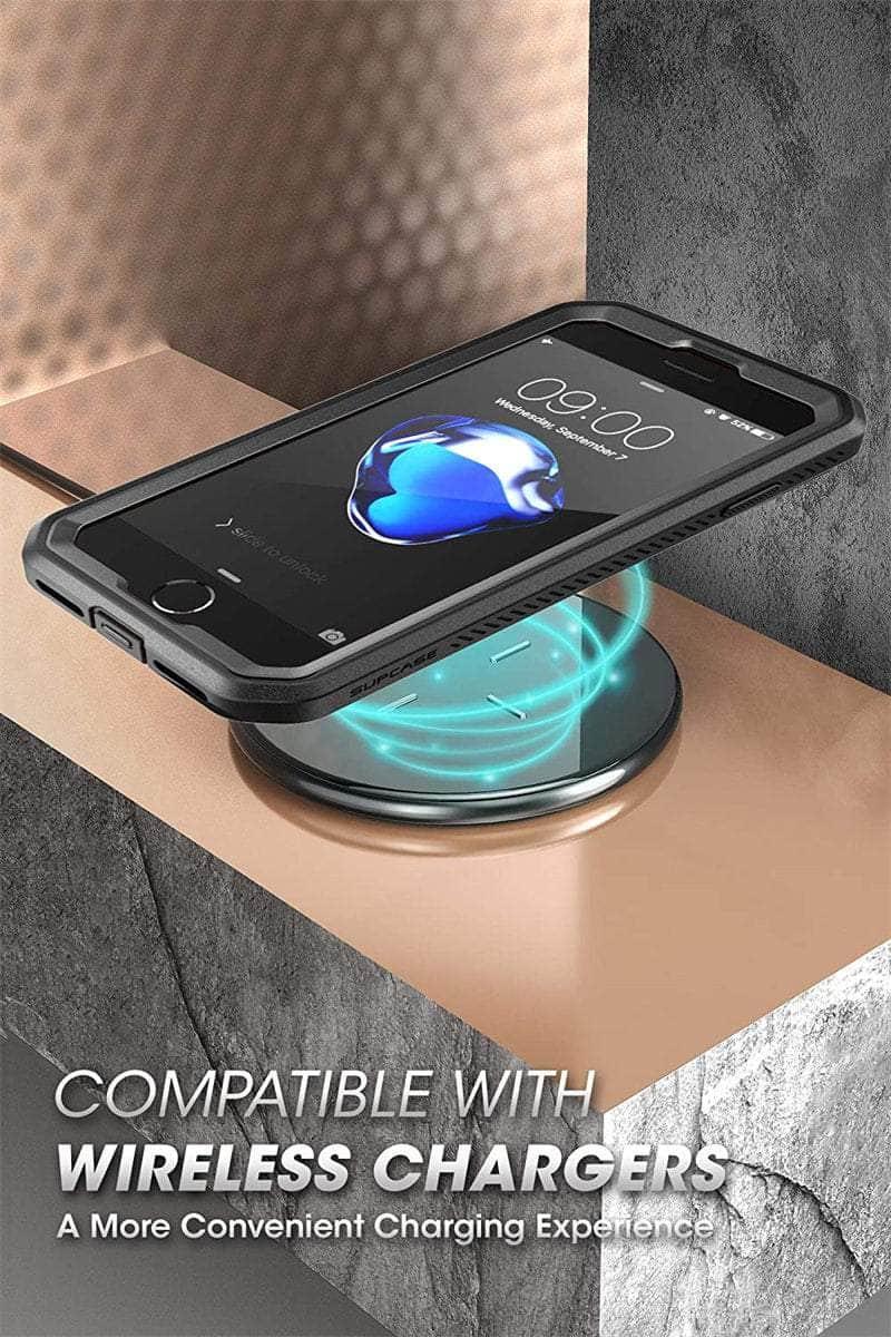 iPhone SE 2022 Case - SUPCASE Rugged Dual Layer Protective Cover with Belt Clip | Shockproof & Drop Protection for Everyday Use, Outdoor Activities & Work