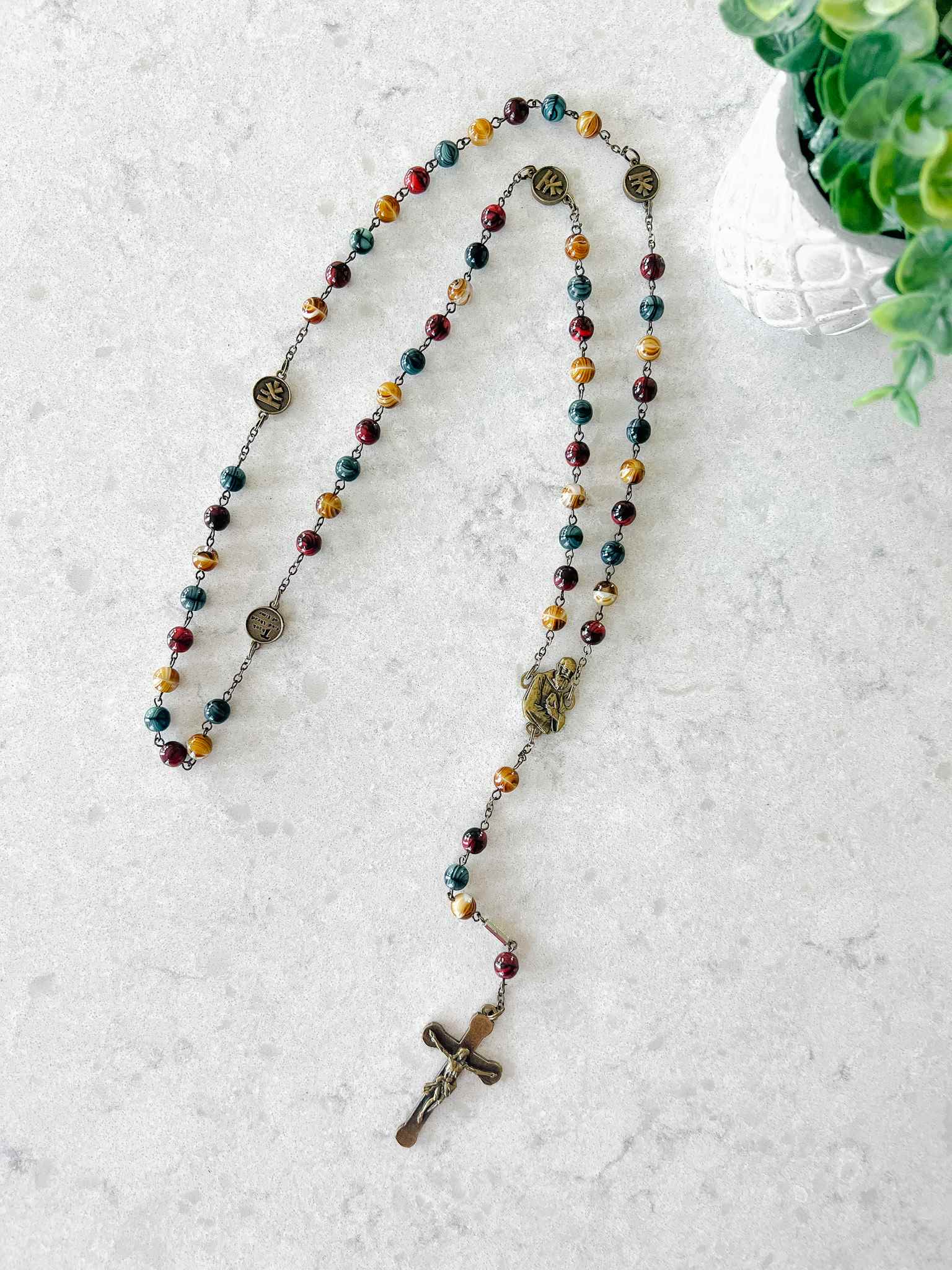 Blessed Solanus Casey Rosary - Catholic Prayer Beads for Devotion & Meditation | Perfect for Daily Prayer, Church Use & Spiritual Gifts