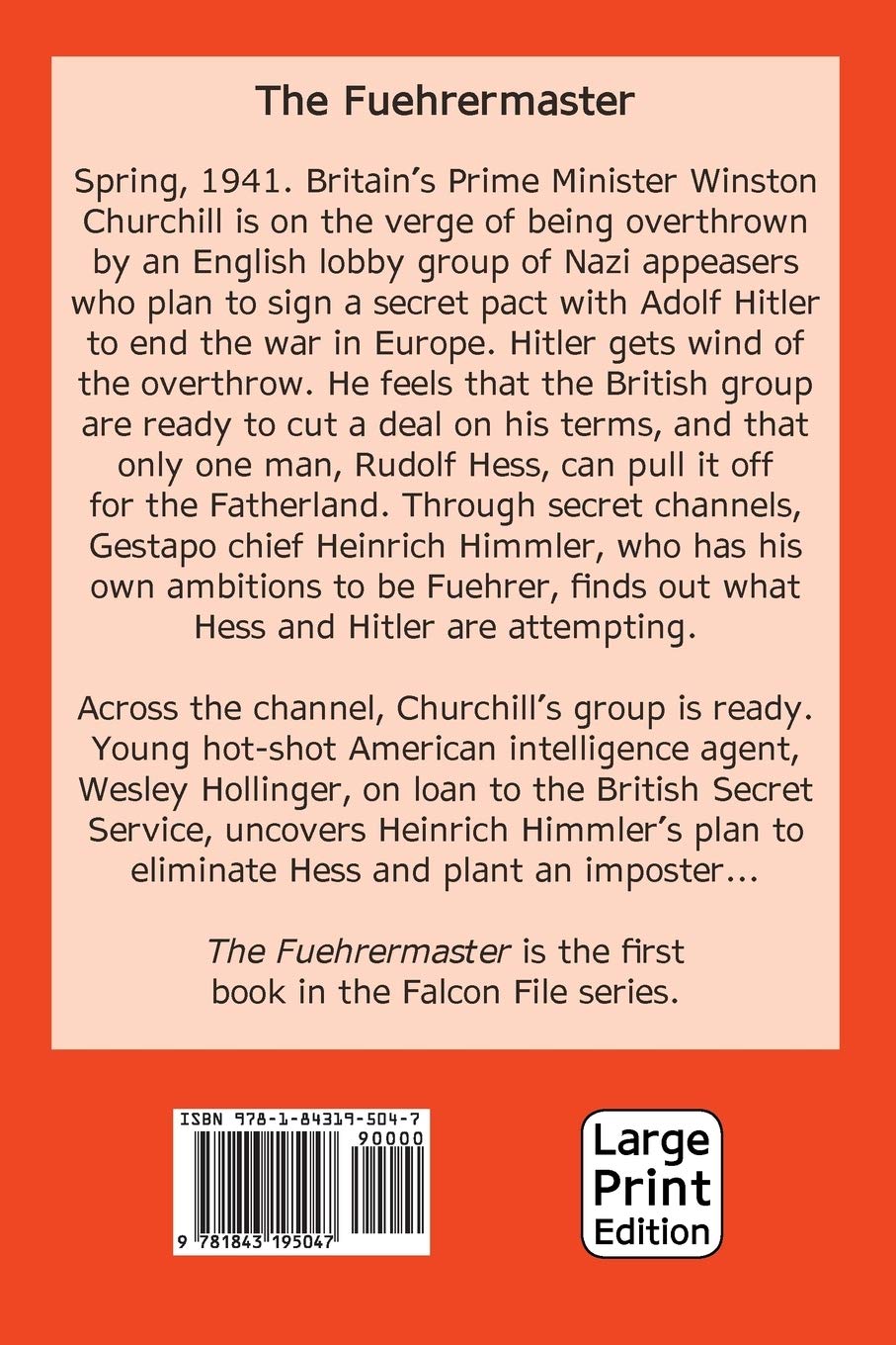 The Fuehrermaster (The Falcon File) - Historical Fiction Novel for WWII Enthusiasts | Perfect for Book Clubs & History Lovers