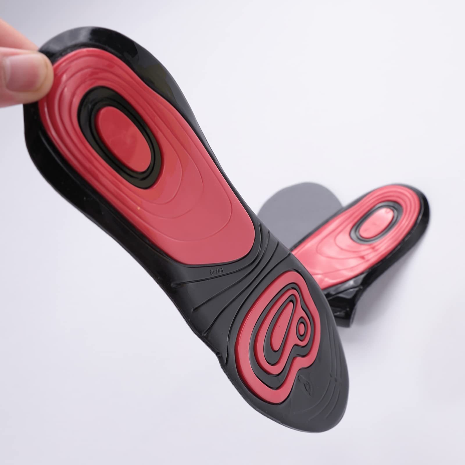 Dr Foot Arch Support Insoles for Women & Men - Gel Shoe Inserts for Flat Feet, Plantar Fasciitis Relief - Comfortable Silicone Cushion Insoles with Dual Gel Technology - Perfect for Running, Walking & All-Day Wear