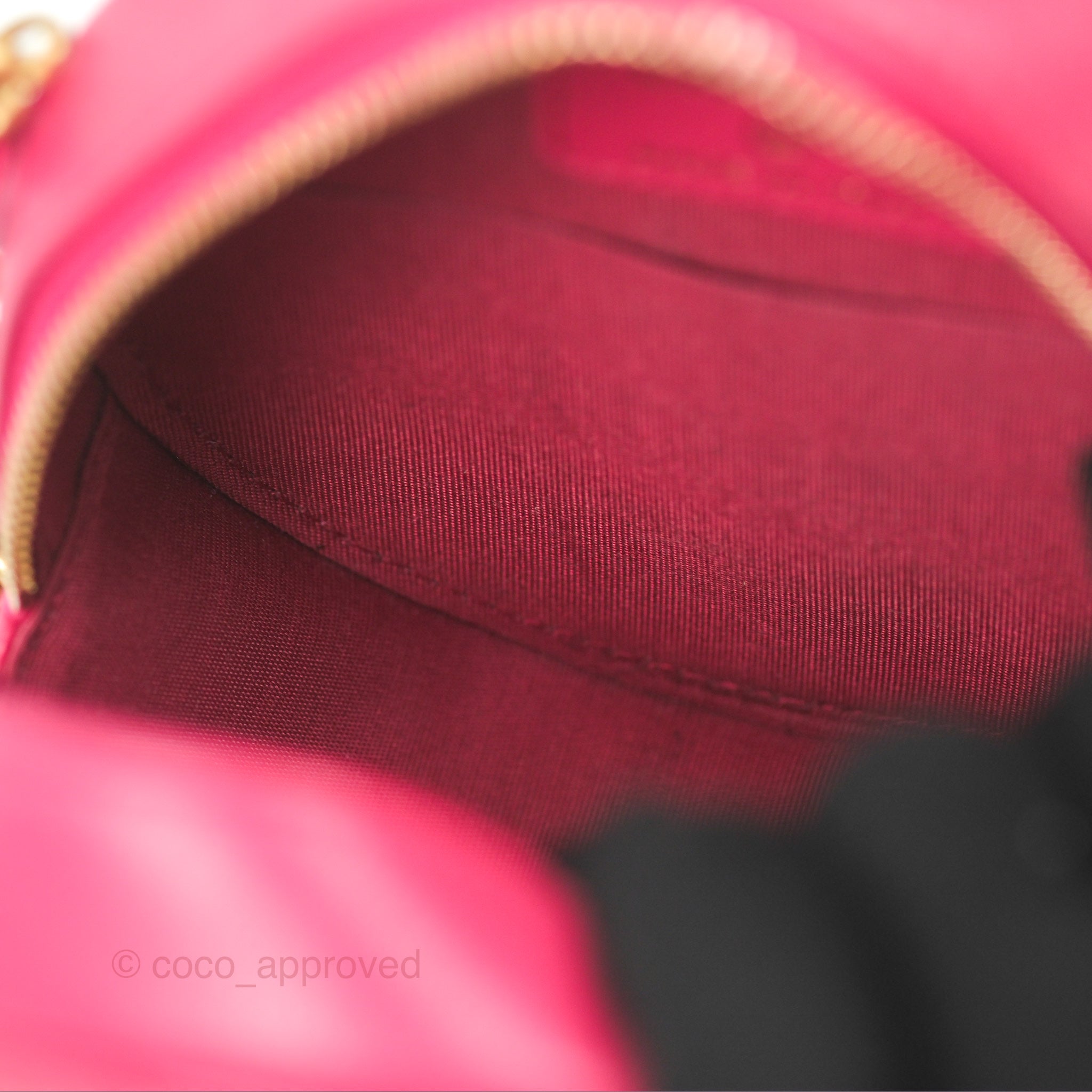 Chanel 19 Round Clutch with Chain - Dark Pink Mixed Hardware Crossbody Bag for Women | Luxury Evening Purse for Parties, Dinner Dates & Special Occasions