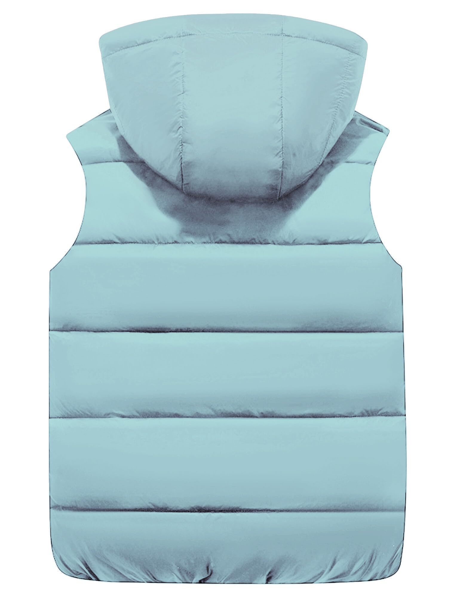 FEOYA Kids Hooded Puffer Vest - Winter Warm Sleeveless Jacket for Boys & Girls, Detachable Hood Down Coat - Perfect for Outdoor Play, School & Cold Weather Activities