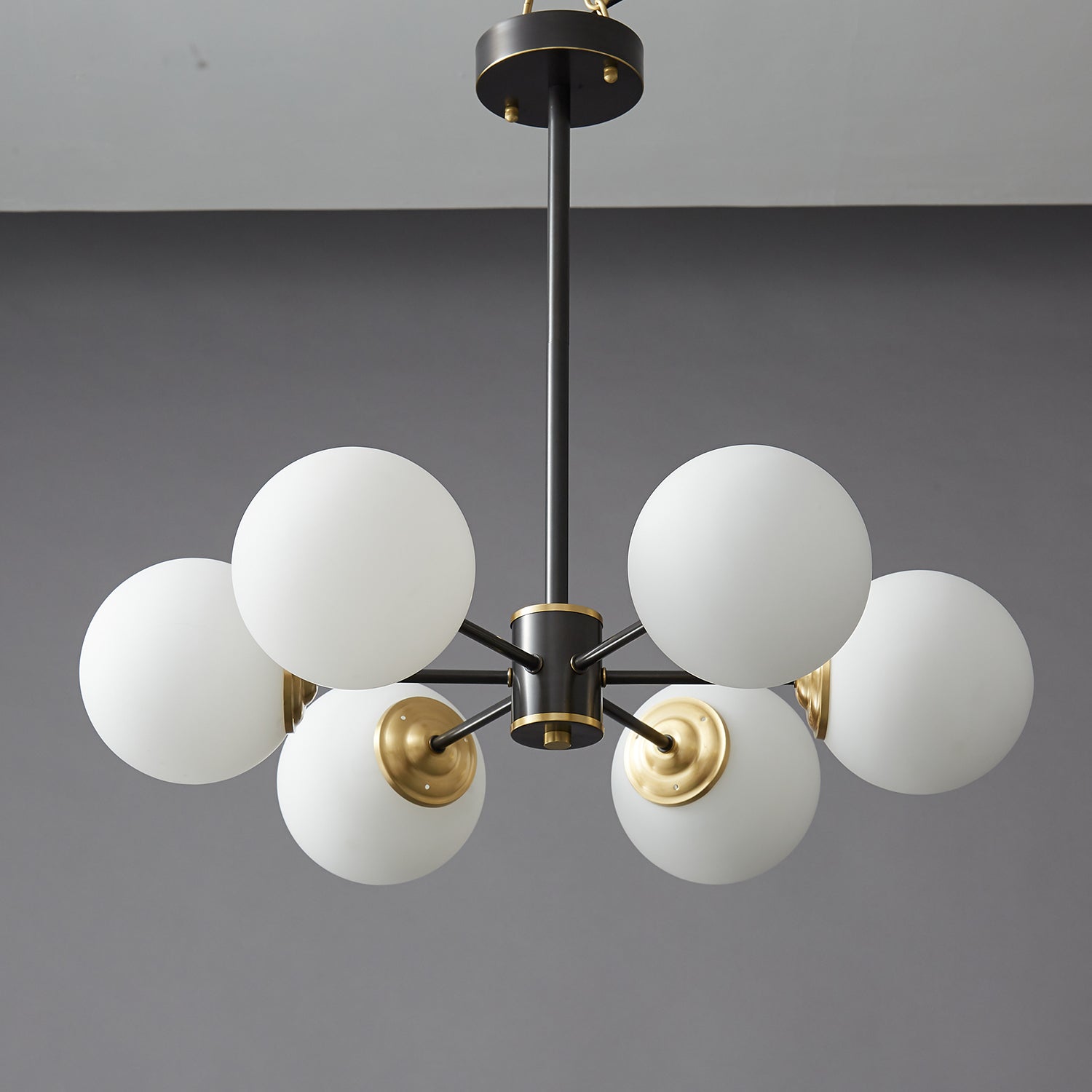 Lunaris Orb Chandelier - Modern Crystal Ceiling Light Fixture for Dining Room, Living Room & Bedroom | Elegant Home Decor Lighting for Weddings & Interior Design
