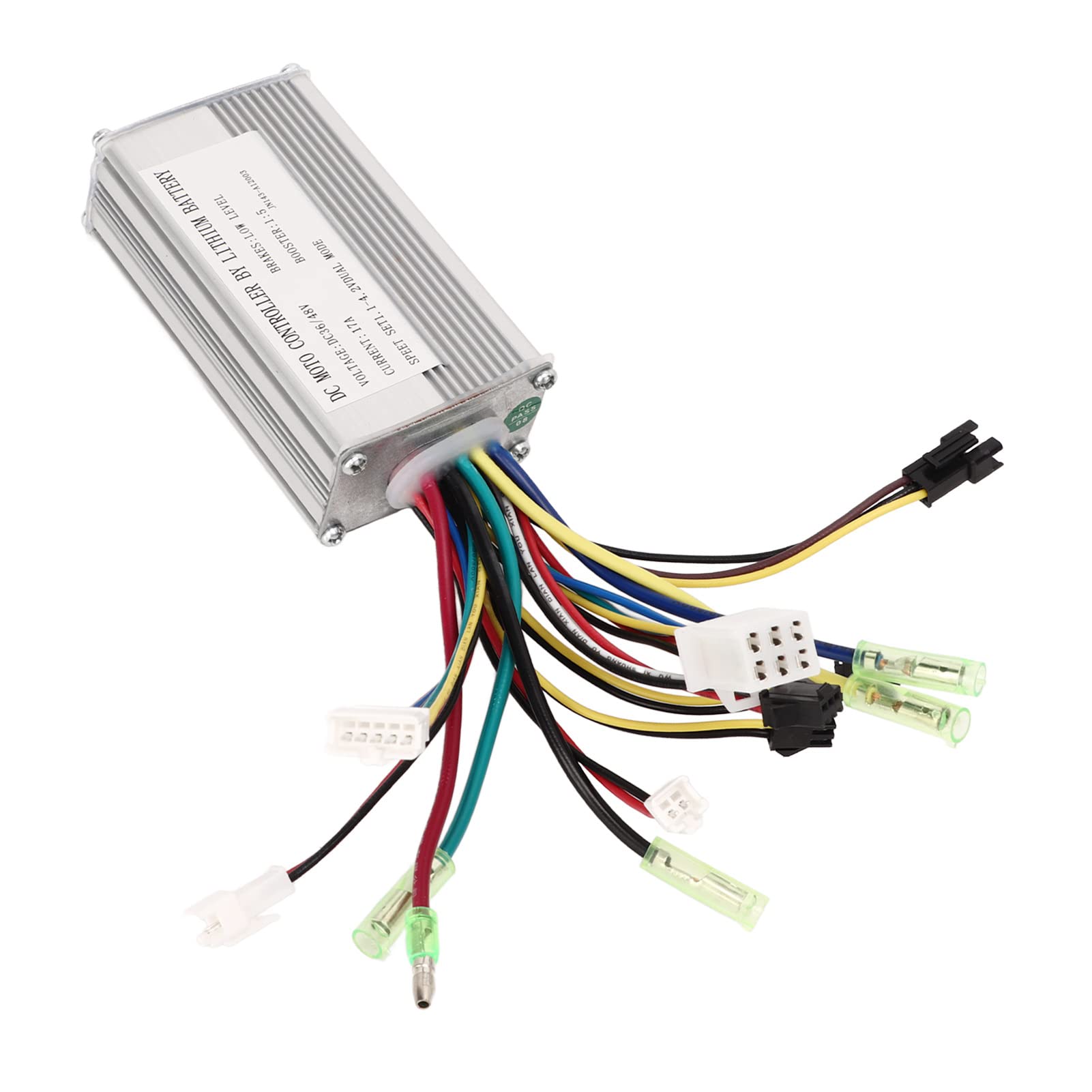 36V 48V 17A DC Motor Speed Controller with Wire Harness - Compatible with Electric Bikes, Scooters & DIY Projects | Perfect for E-Bike Upgrades & Motor Control Systems