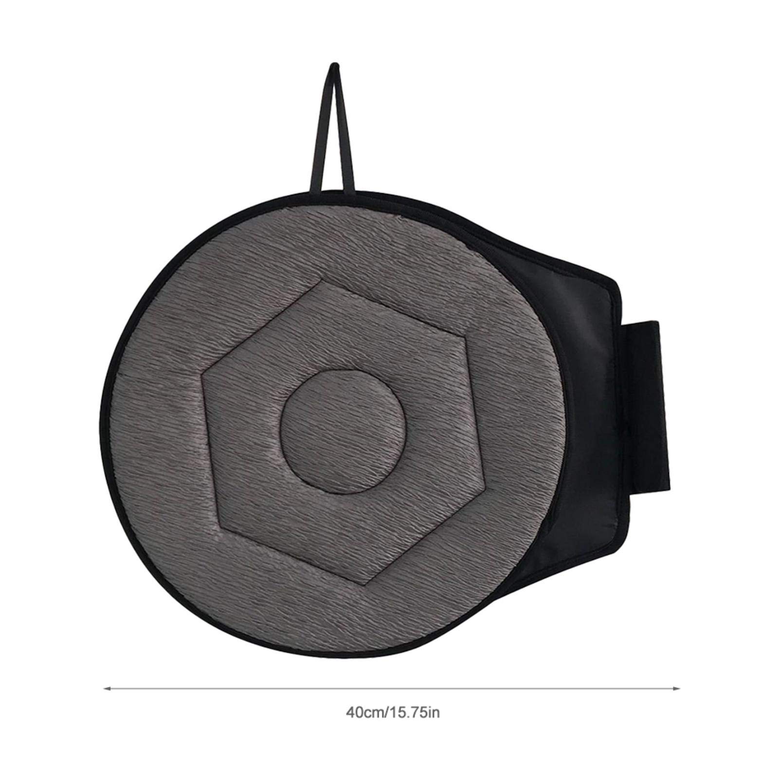 360° Swivel Seat Cushion for Car - Portable Rotating Car Seat Cushion for Adults, Elderly & Pregnancy Support - Comfortable Office Chair & Car Seat Accessory for Long Drives, Work & Home Use
