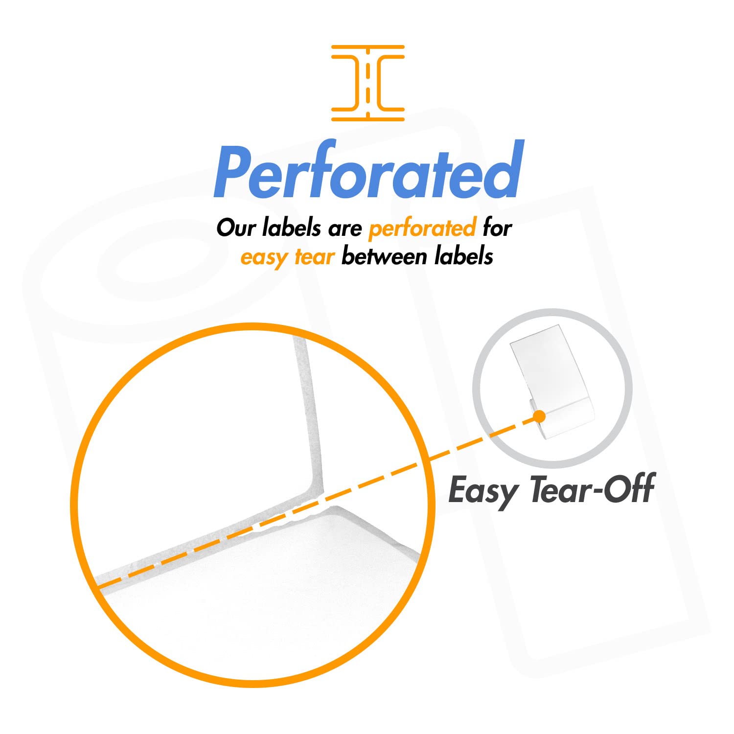 OfficeSmartLabels 4x5 Inch Direct Thermal Shipping Labels - Compatible with Rollo & Zebra Printers, 3