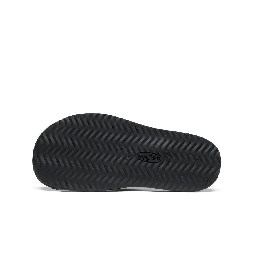 Men's Barbados Flip Flops - Comfortable Beach Sandals for Summer | Black/Steel Grey | Perfect for Pool, Vacation & Casual Wear