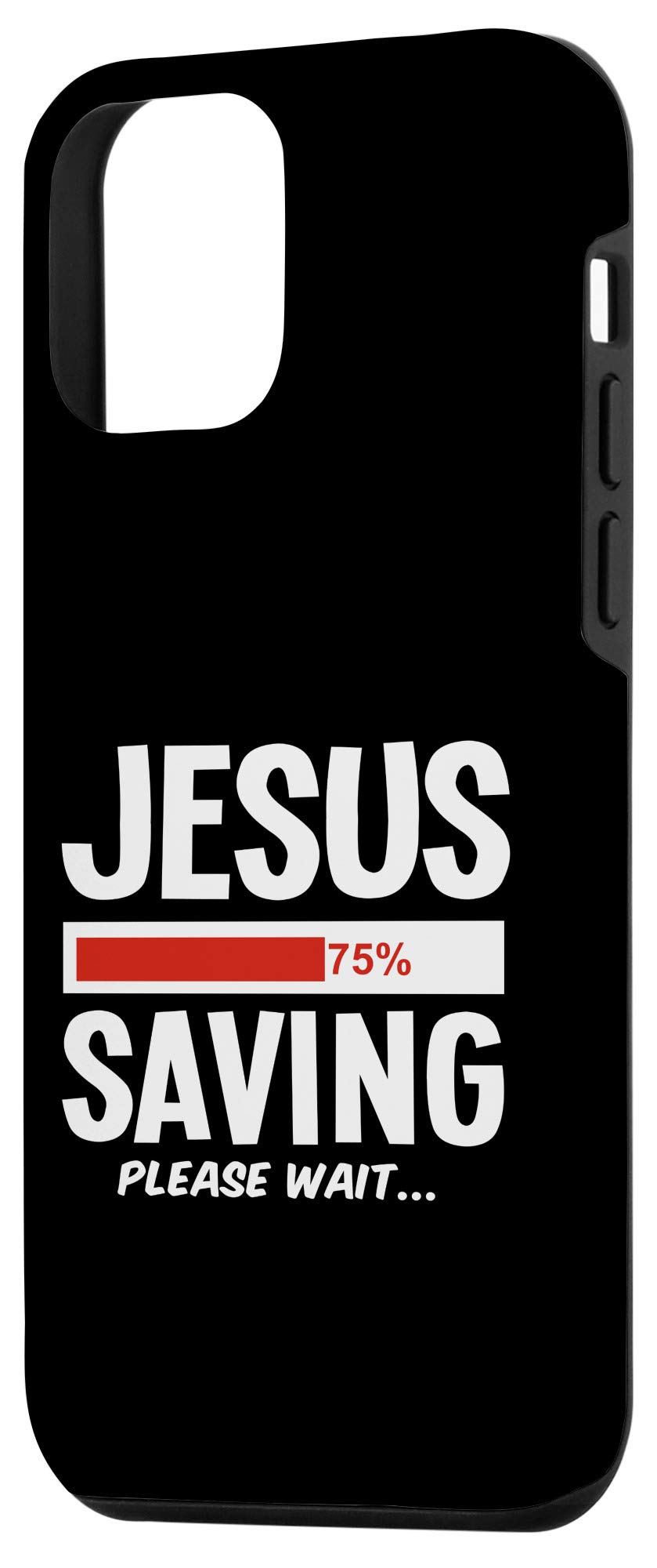 iPhone 12 Mini Christian Phone Case - Jesus Saves Faith-Based Design | Protective Cover for Church, Bible Study & Daily Inspiration