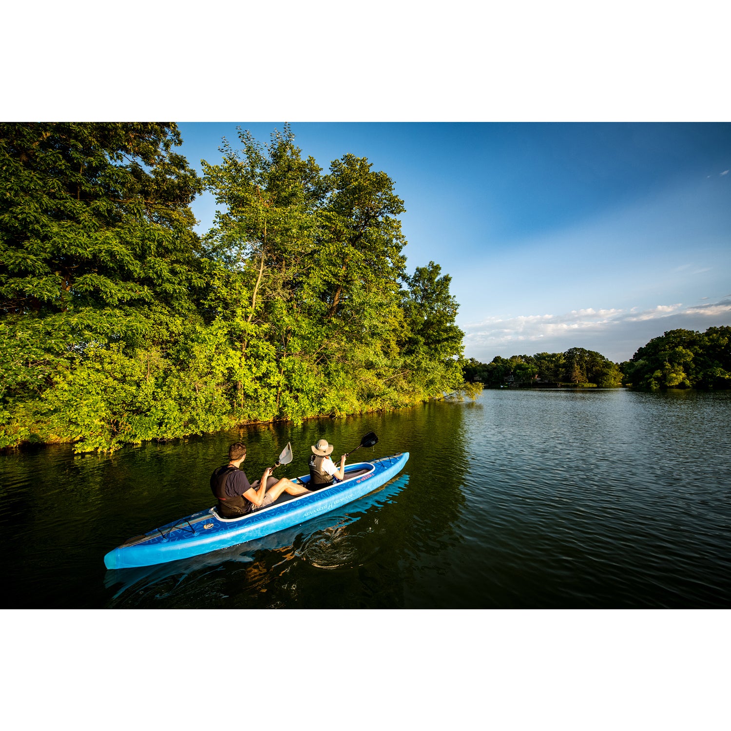 Advanced Elements AirVolution 2 Inflatable Kayak - Lightweight & Durable for Outdoor Adventures | Perfect for Camping, Fishing & River Exploration (Closeout Sale)