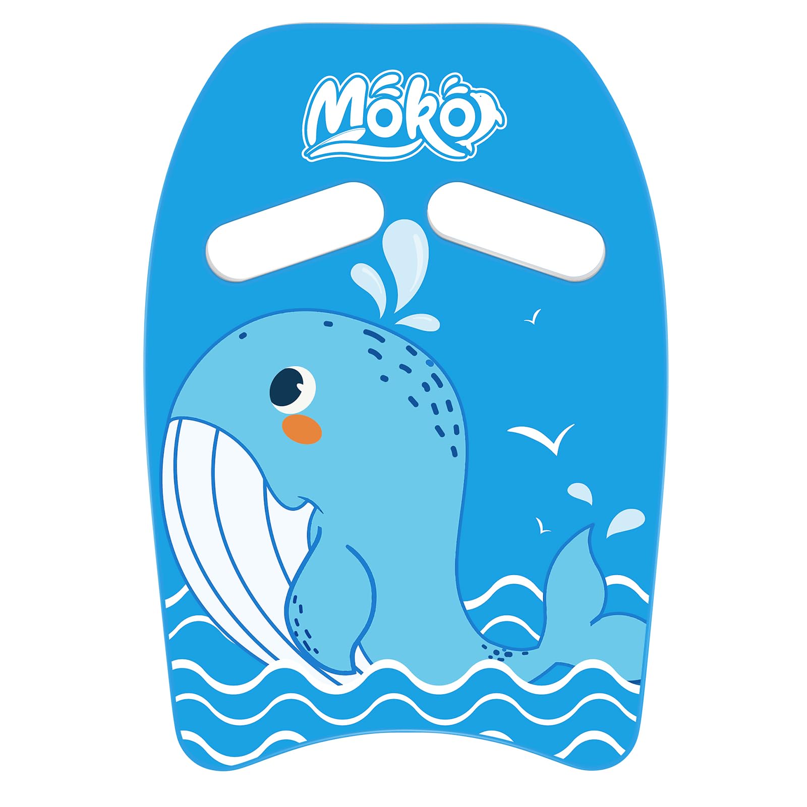 MoKo Swim Kickboard for Kids - Cartoon Swimming Training Kick Board, Pool Exercise Equipment to Improve Natural Swimming Position - Perfect for Swim Lessons, Water Aerobics & Family Fun