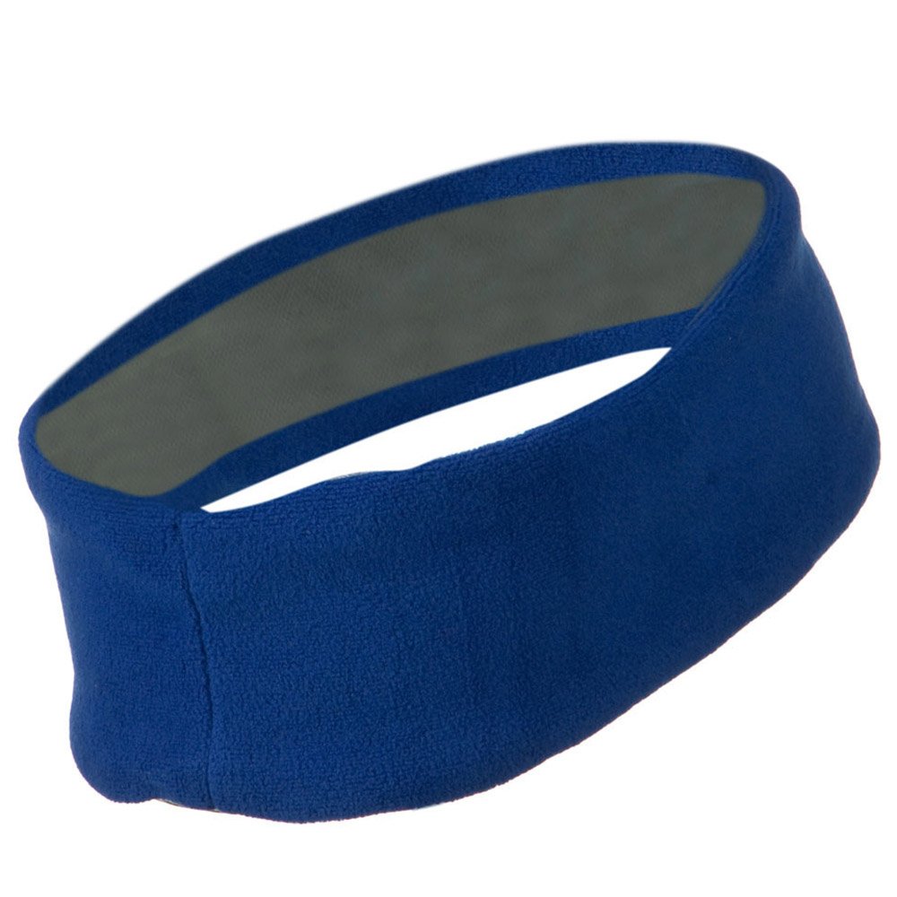 Moisture Wicking Fleece Headband for Women - Soft & Breathable Winter Headband for Running, Yoga & Outdoor Activities - Royal Blue W13S29B