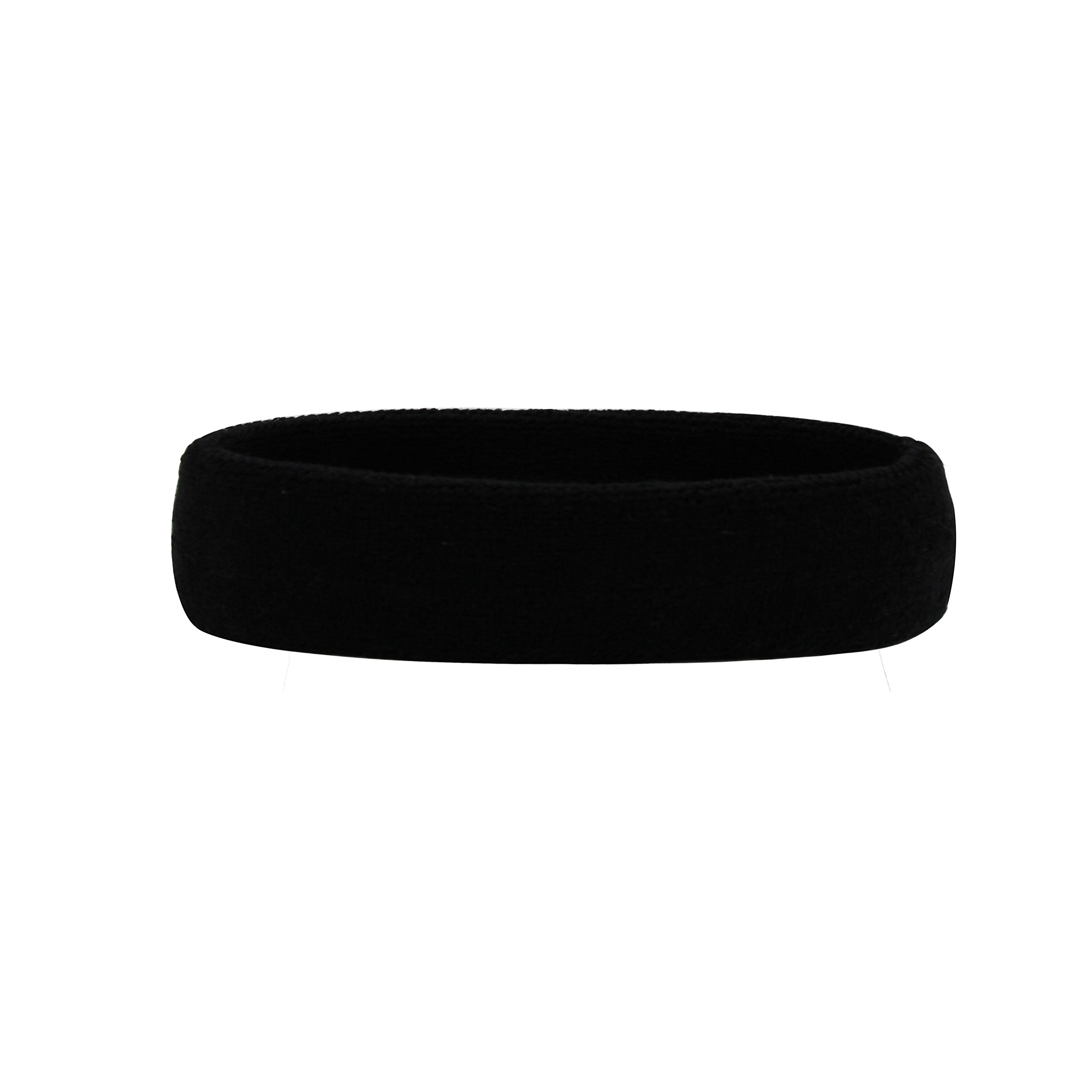 Breathable Terry Cloth Sweatbands Headbands for Men & Women - Moisture Wicking Sports Headbands for Running, Workout, Yoga, Tennis & Gym - Comfortable Fitness Accessories for Active Lifestyles