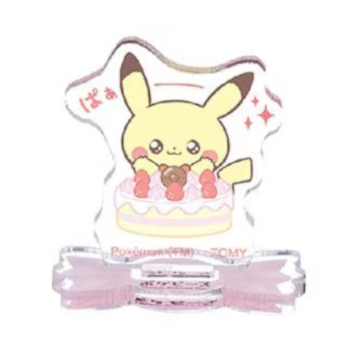 Pokemon Poke Peace Acrylic Stand - Takara Tomy 1.5 Inch Collectible Figure - Cute Anime Desk Decor for Office, Gaming Room & Gift for Pokemon Fans